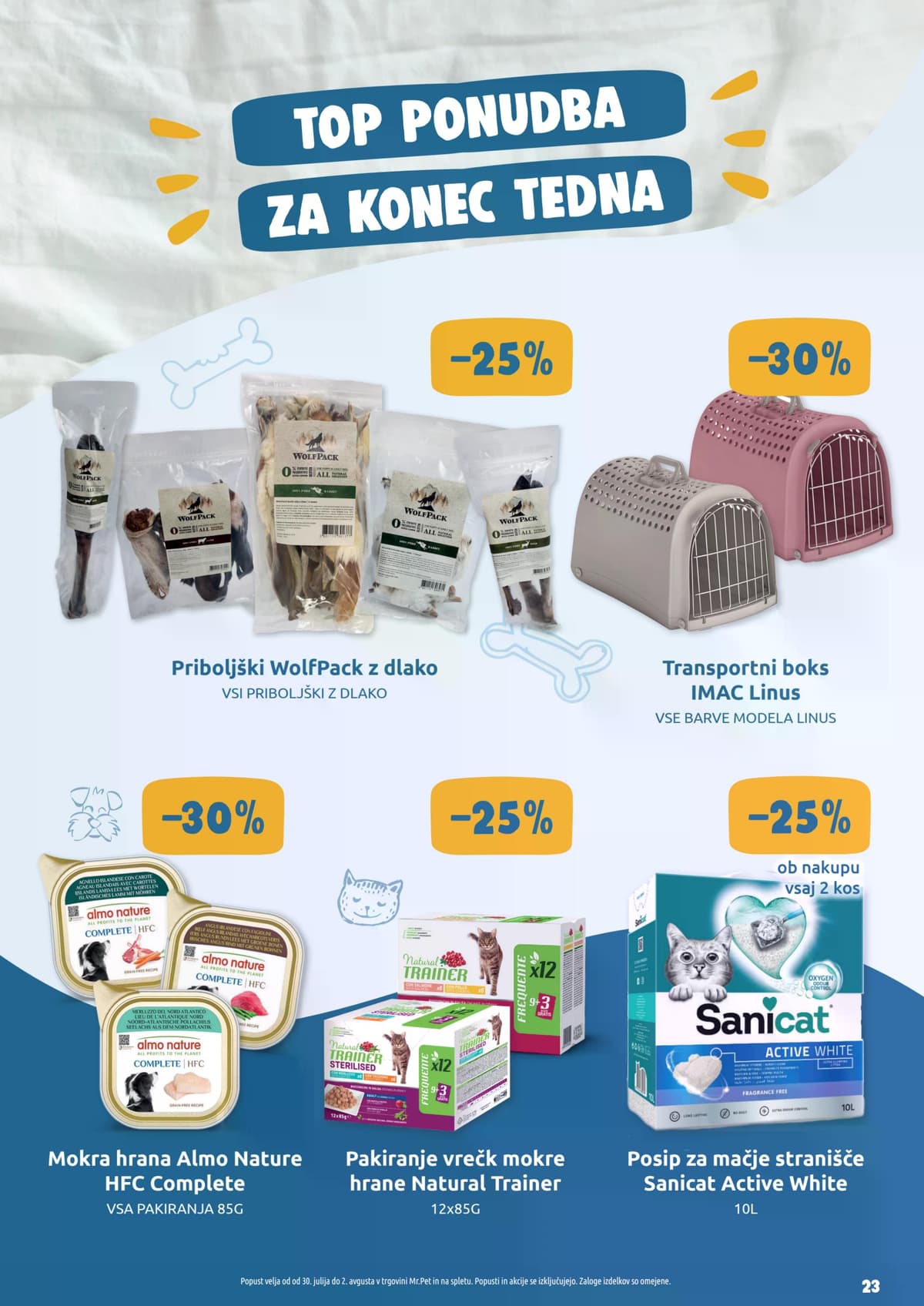 Stran 23. Mr. Pet kataloga - Avgust 2026 od 02.08.2026