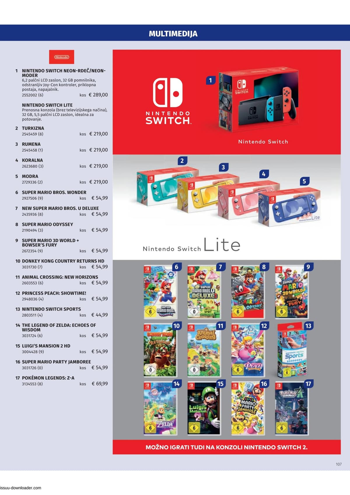 Stran 107. Mueller kataloga - Katalog igrač 2025 od 23.02.2026.