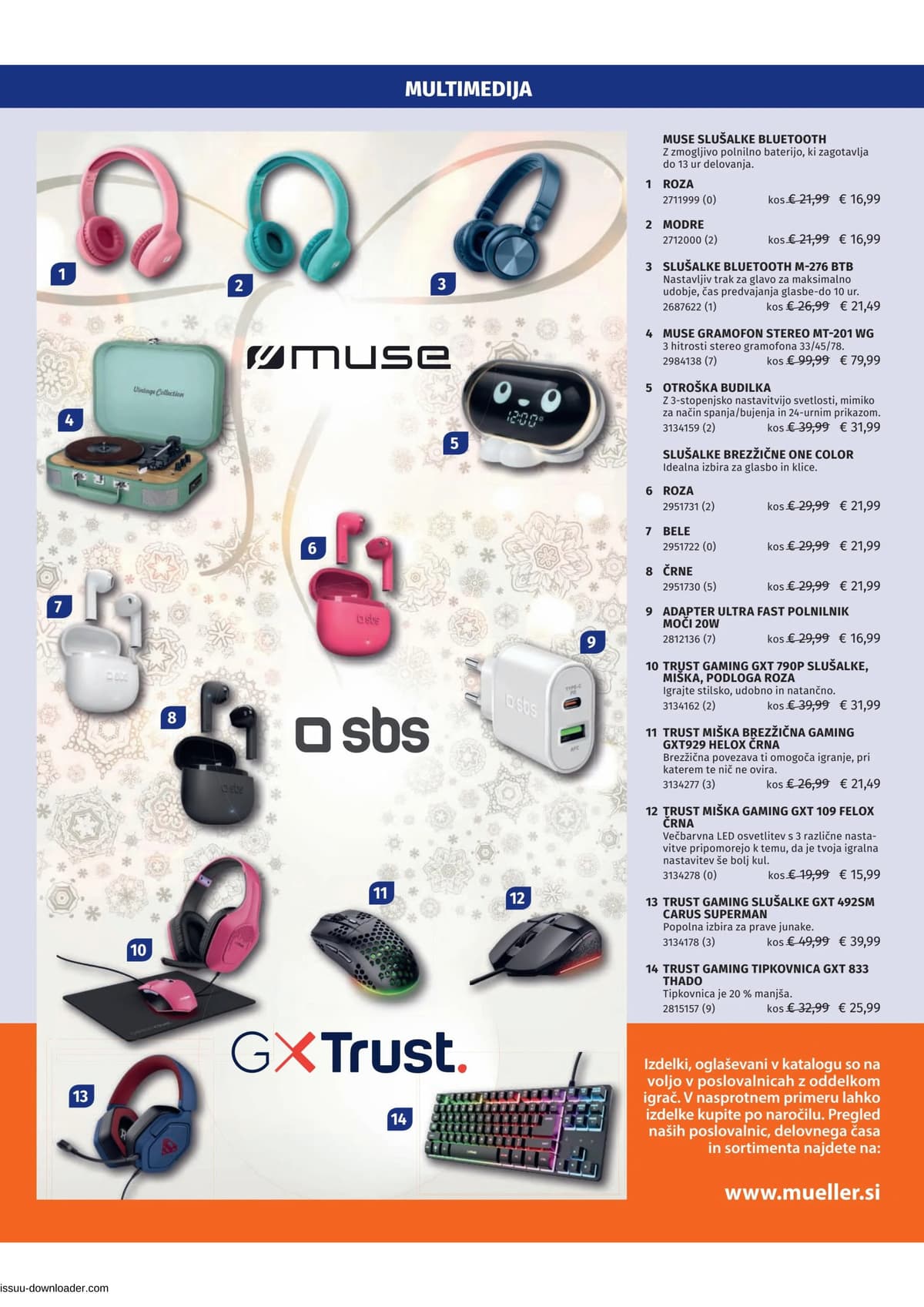 Stran 110. Mueller kataloga - Katalog igrač 2025 od 23.02.2026.