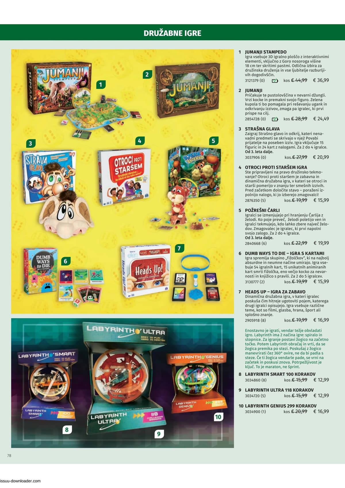 Stran 78. Mueller kataloga - Katalog igrač 2025 od 23.02.2026.