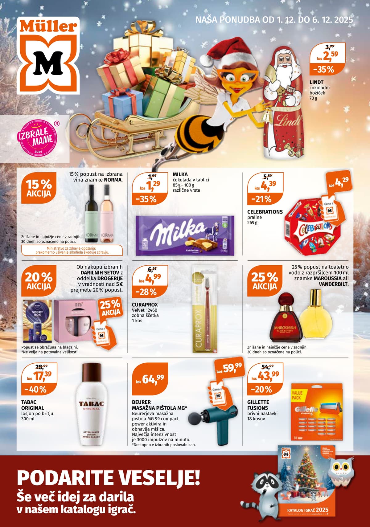 Stran 1. Mueller kataloga - Ponudbe za zimo od 01.03.2026.