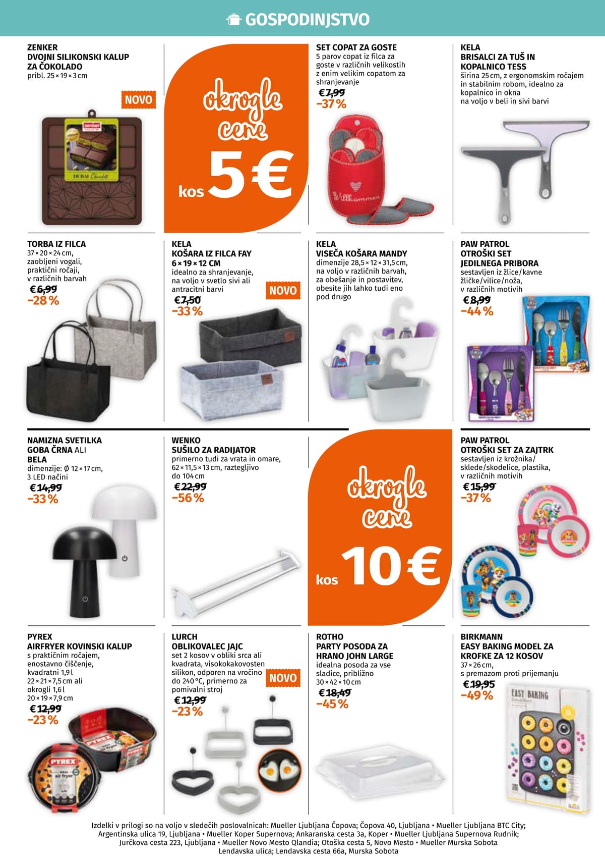 Stran 4. Mueller kataloga - Ponudba gospodinjskih izdelkov