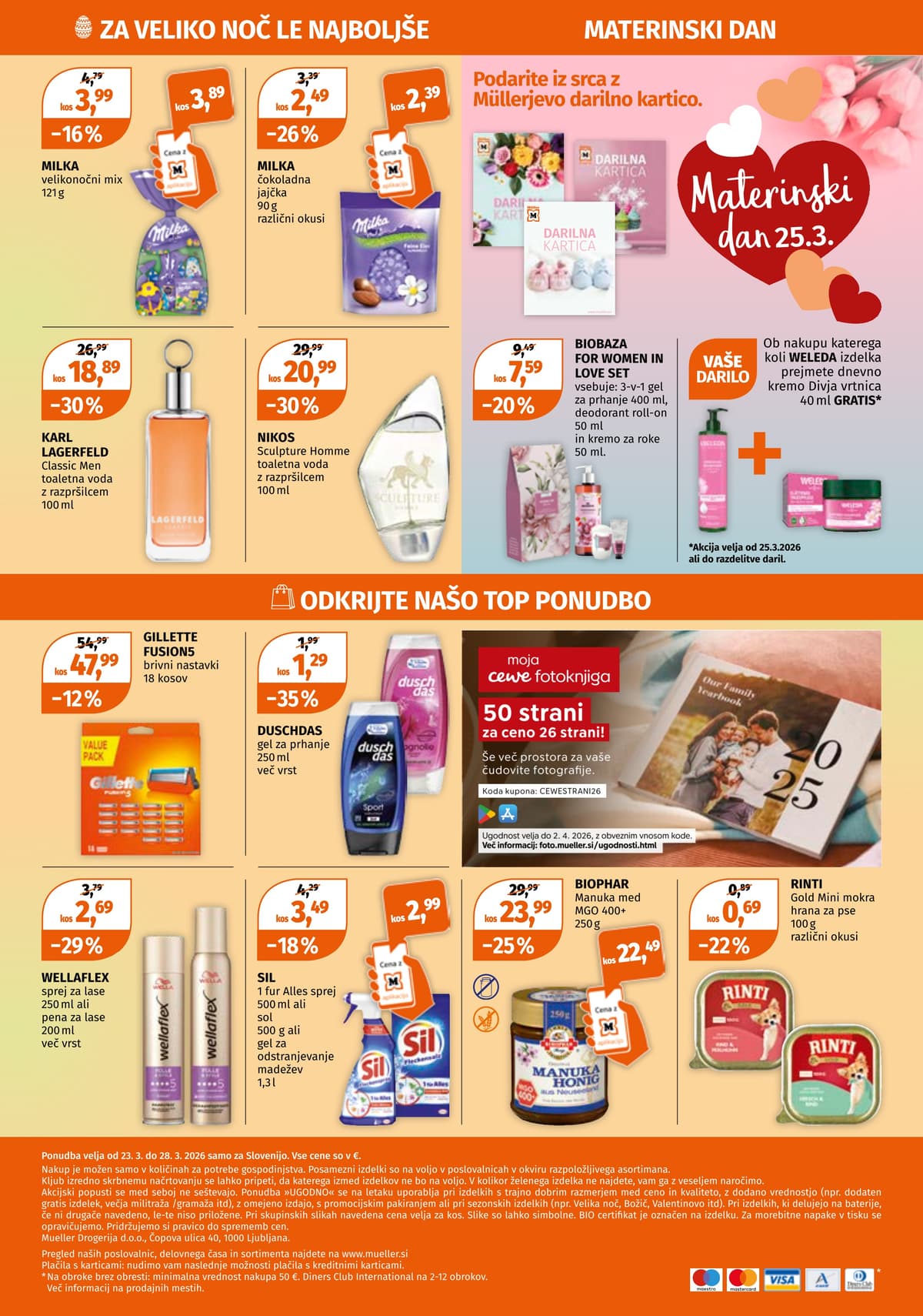 Stran 24. Mueller kataloga - Popolna Velika Noč 2026