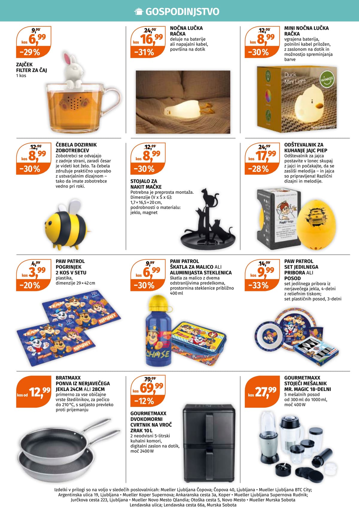 Stran 3. Mueller kataloga - Velika Noč Gospodinjstvo