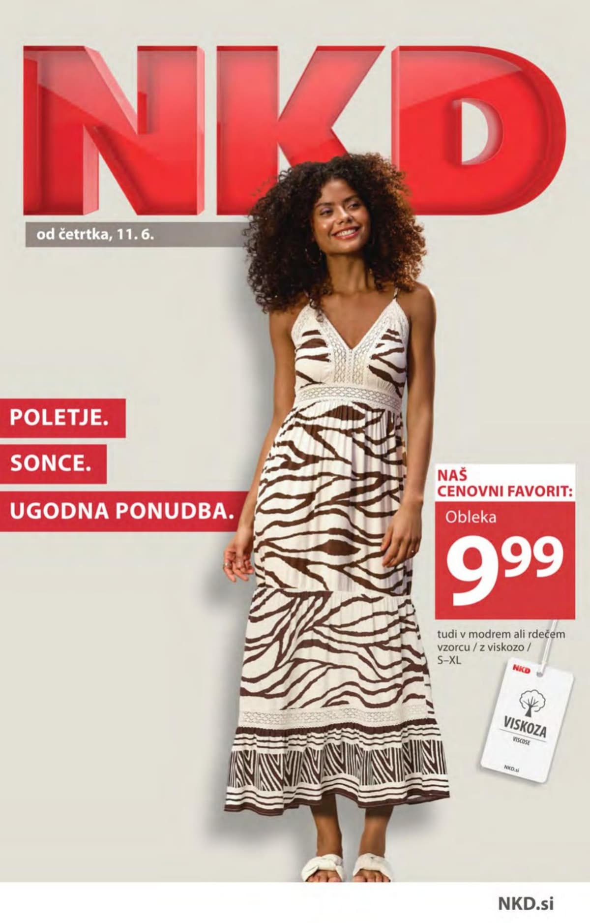 Stran 1. NKD kataloga - Poletje, sonce, ugodna ponudba od 02.06.2026.