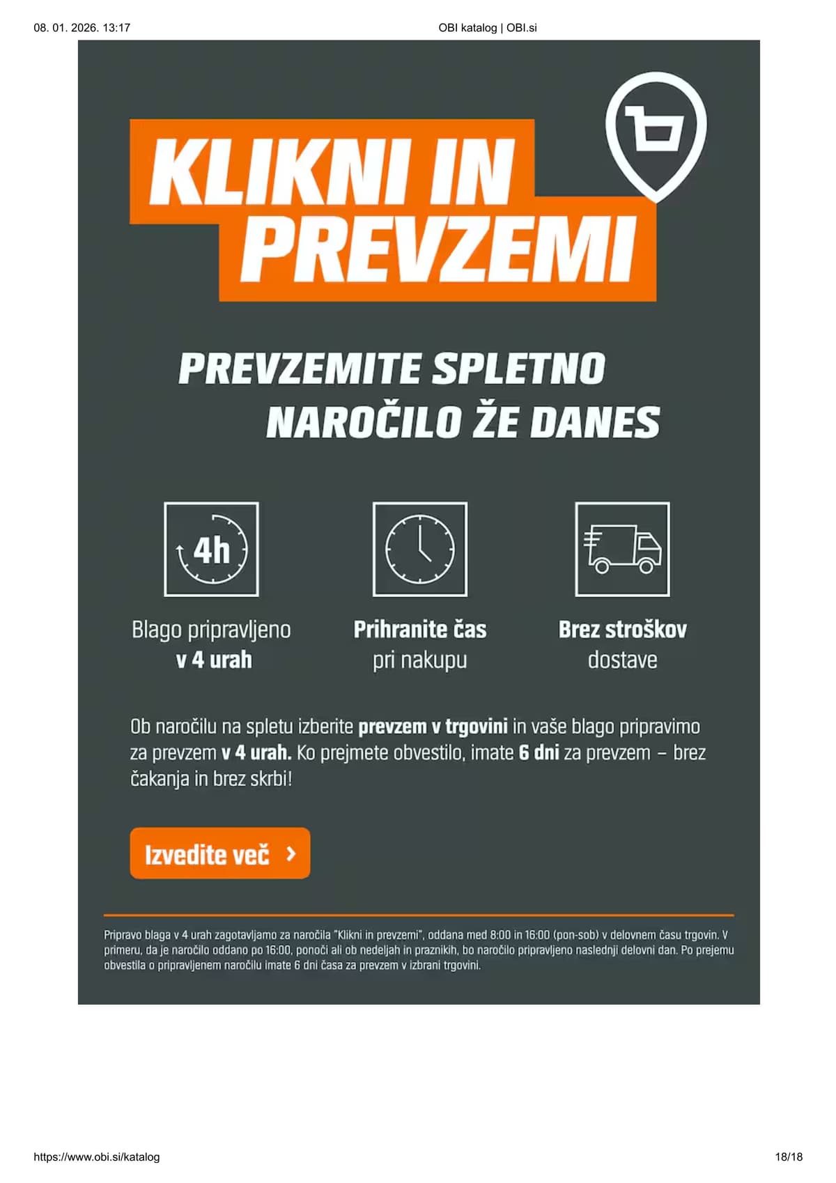 Stran 18. Obi kataloga - Akcijska ponudba od 01.03.2026.