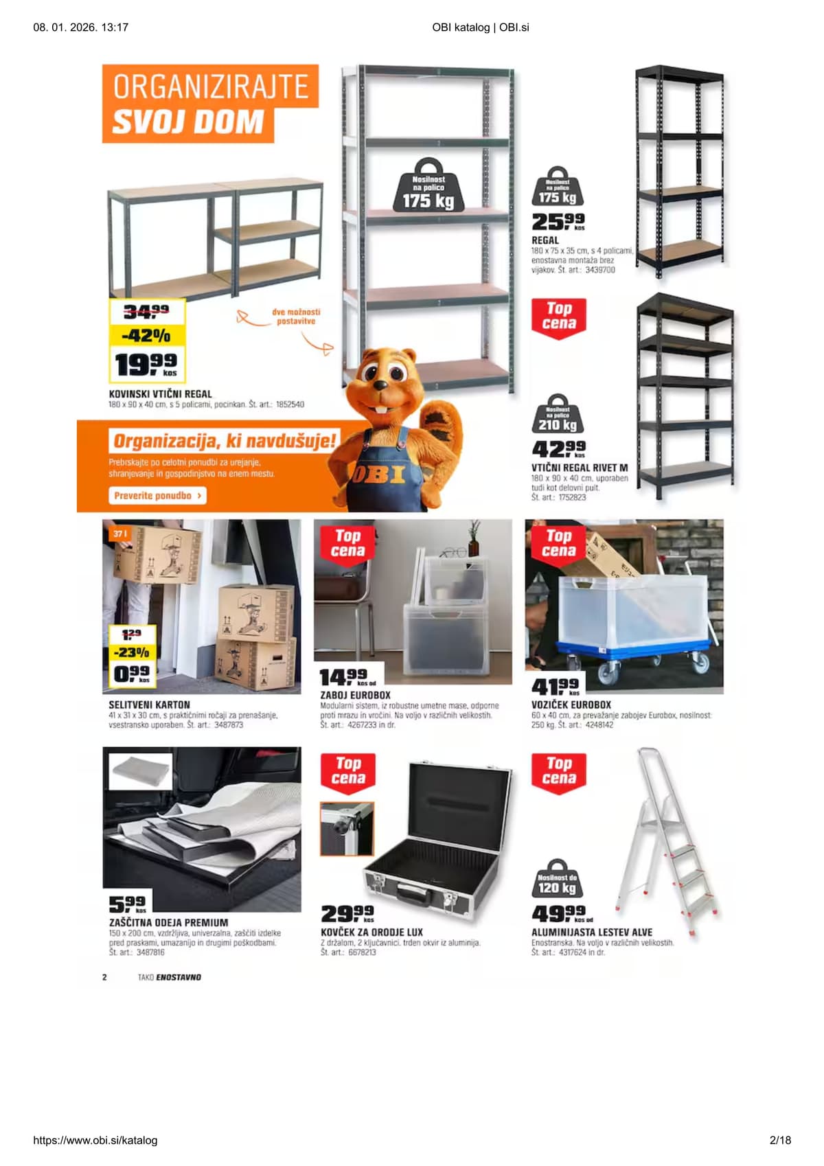 Stran 2. Obi kataloga - Akcijska ponudba od 01.03.2026.