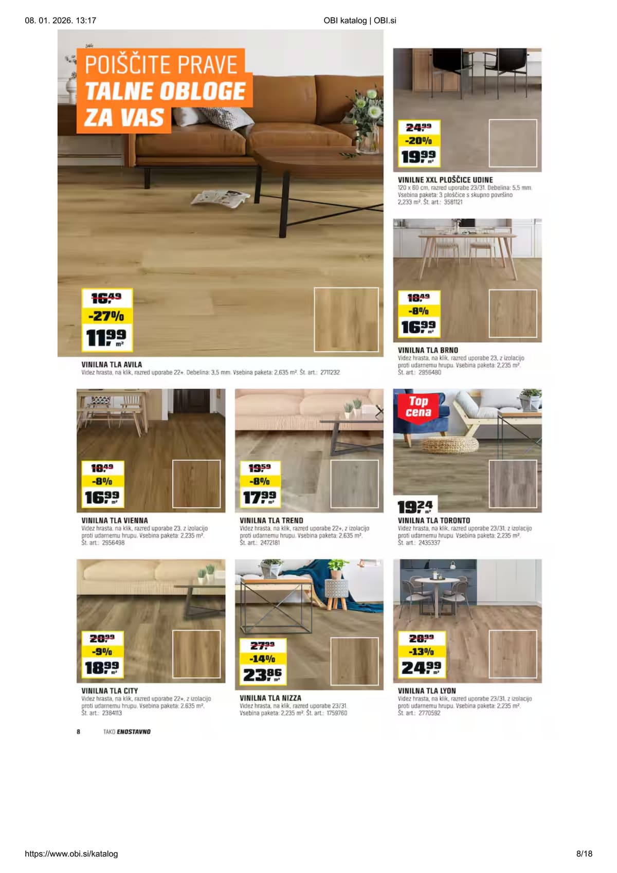Stran 8. Obi kataloga - Akcijska ponudba od 01.03.2026.