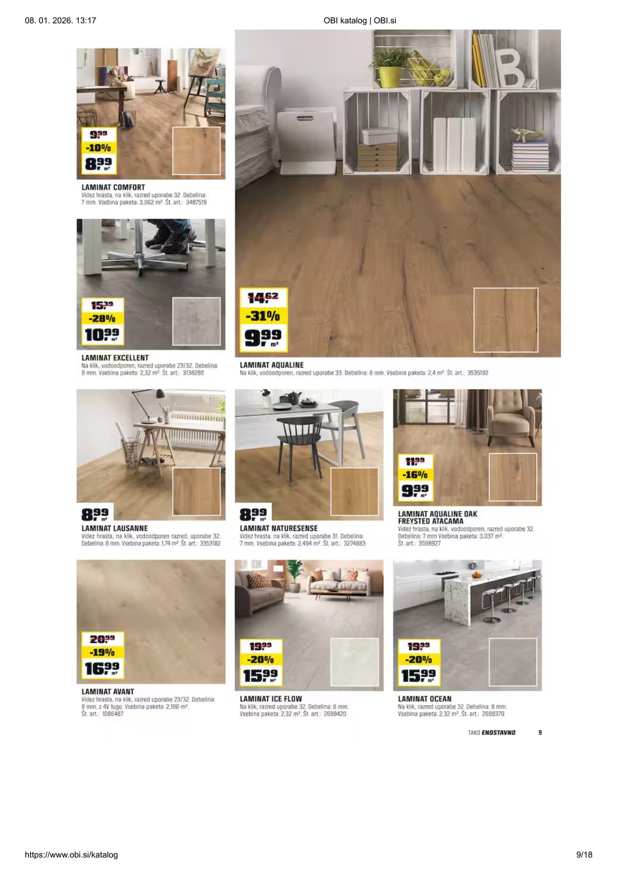 Stran 9. Obi kataloga - Akcijska ponudba od 01.03.2026.