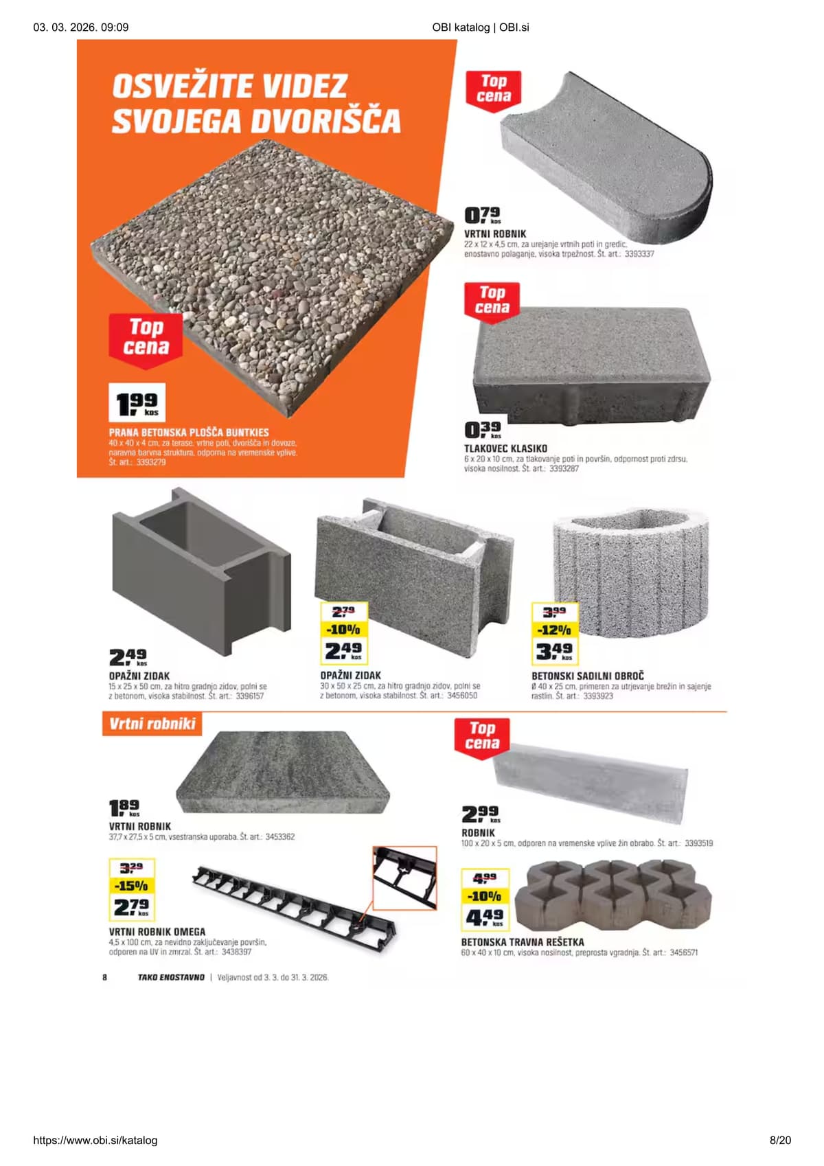 Stran 8. Obi kataloga - Marec 2026