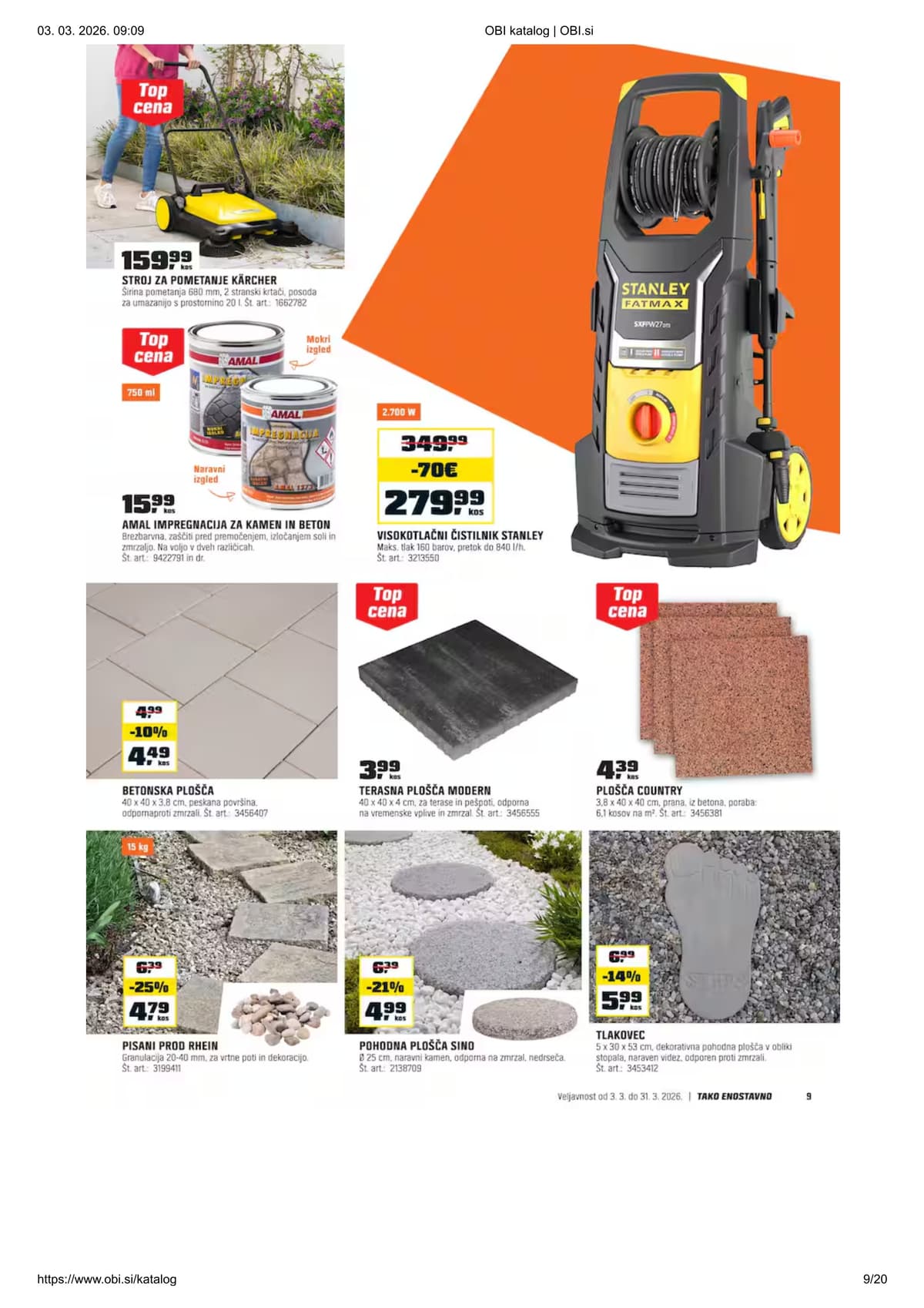Stran 9. Obi kataloga - Marec 2026 od 03.03.2026.