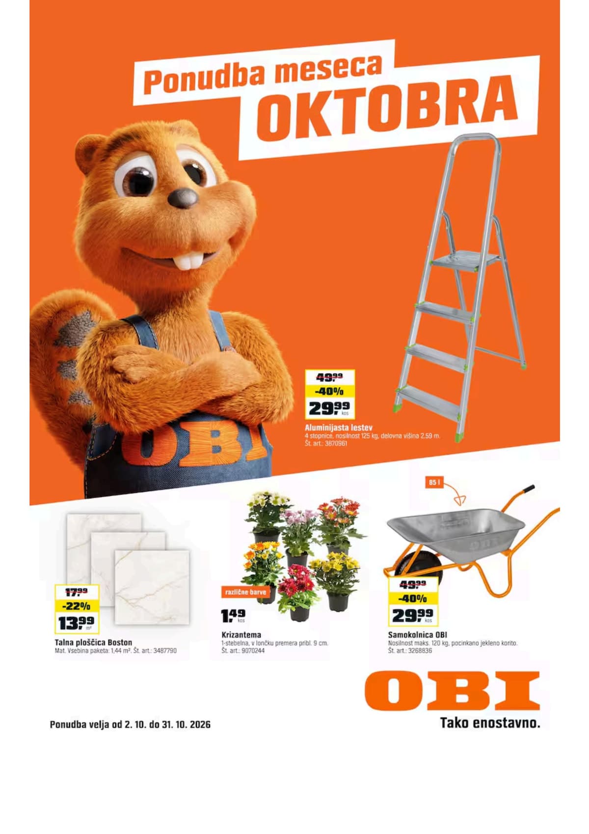 Obi katalog od 10/02/2026 - Oktober 2026