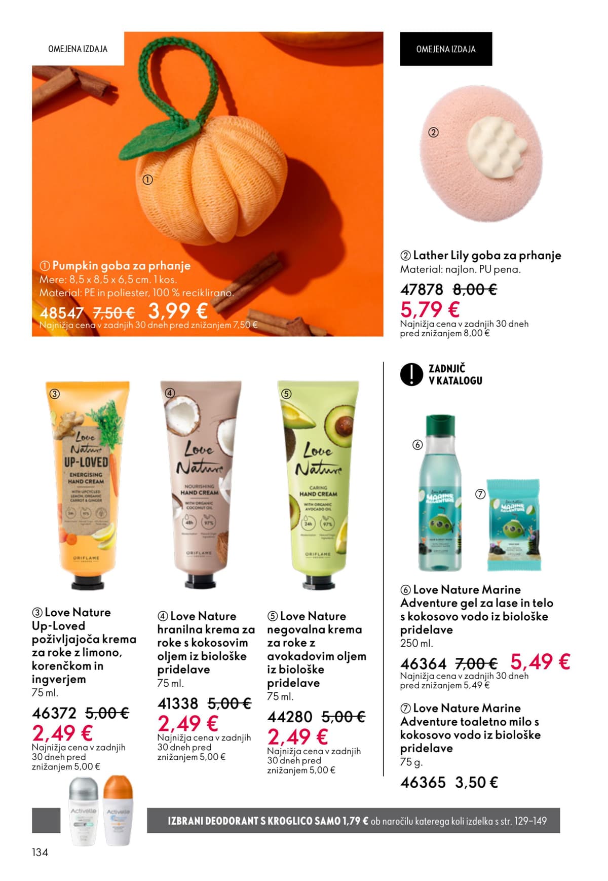 Stran 134. Oriflame kataloga - Akcijska Ponudba od 09.03.2026.