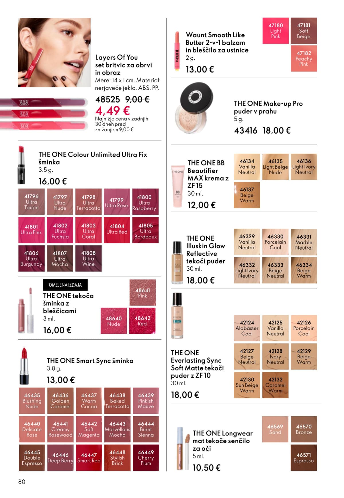 Stran 80. Oriflame kataloga - Akcijska Ponudba od 09.03.2026.