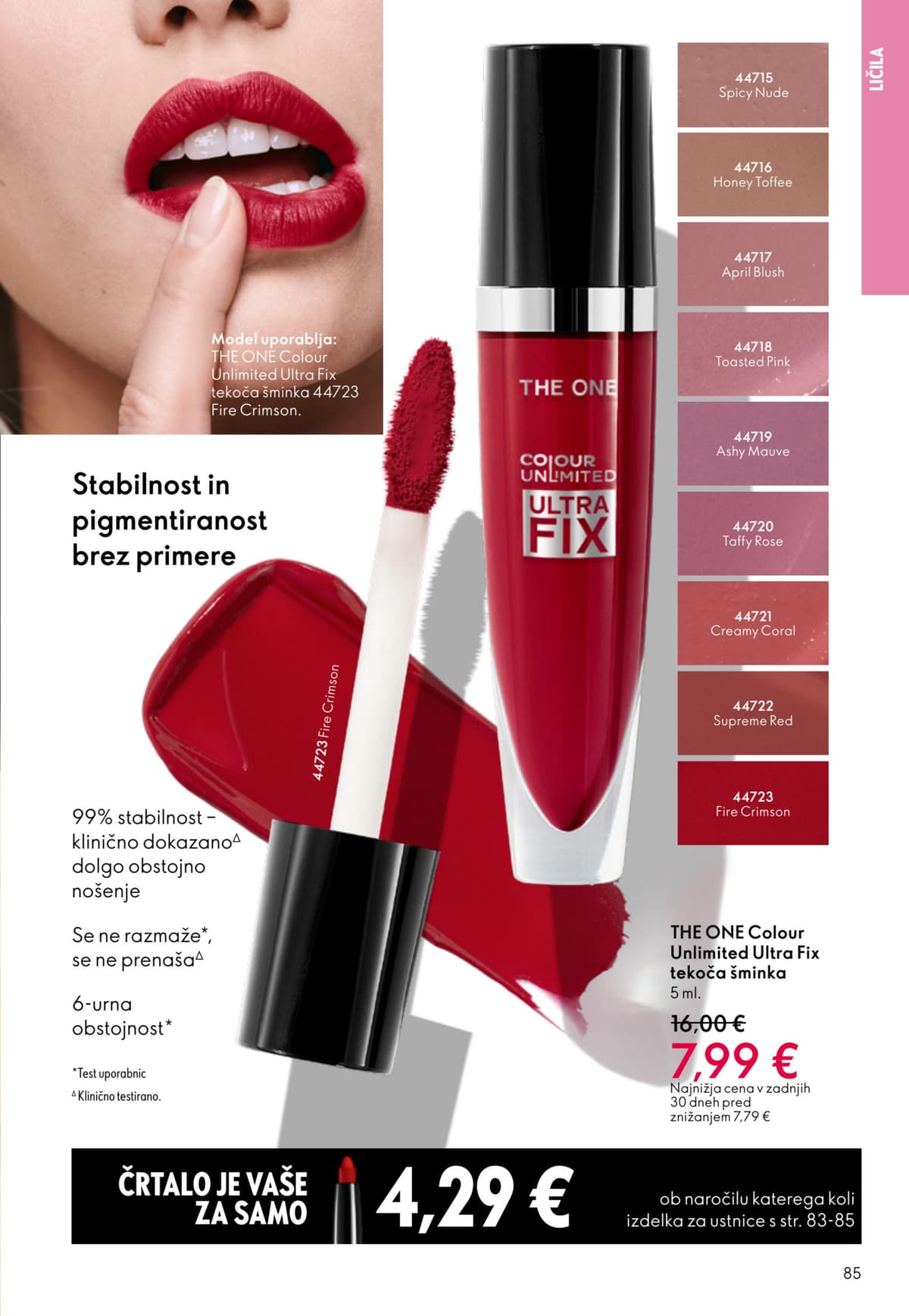 Stran 85. Oriflame kataloga - Akcijska Ponudba od 09.03.2026.