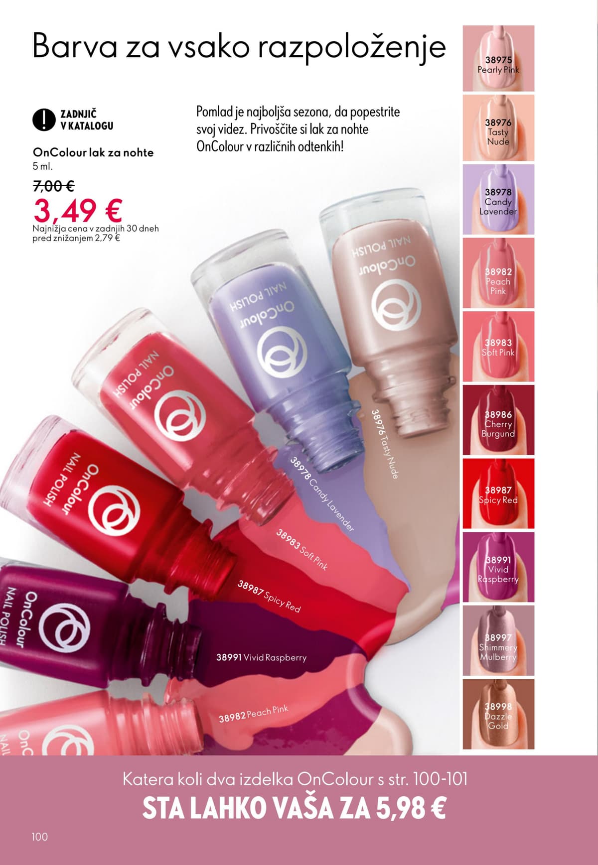 Stran 100. Oriflame kataloga - April 2026 od 25.03.2026.