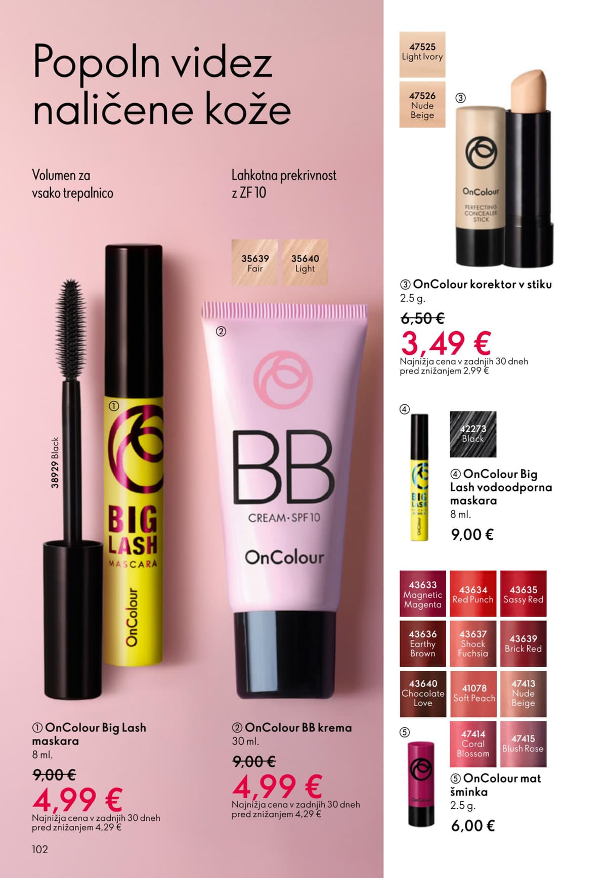 Stran 102. Oriflame kataloga - April 2026 od 25.03.2026.