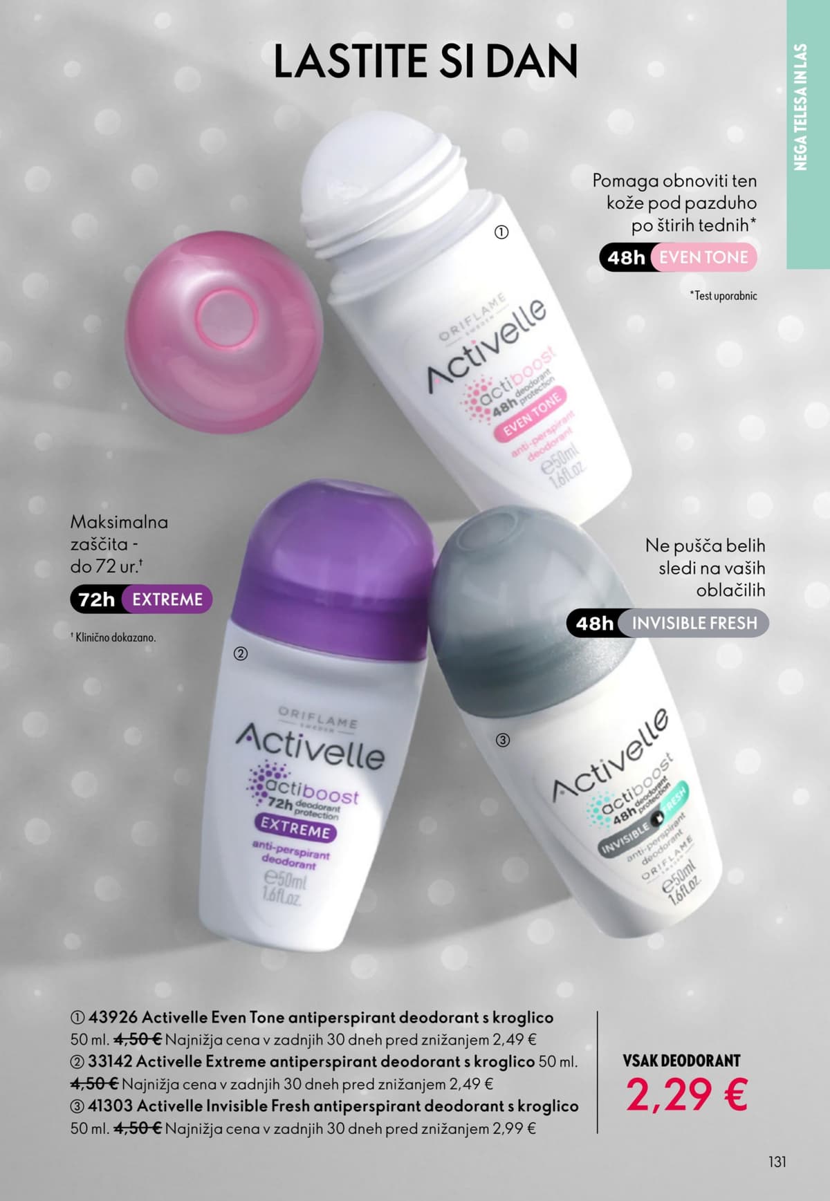 Stran 131. Oriflame kataloga - April 2026 od 25.03.2026.