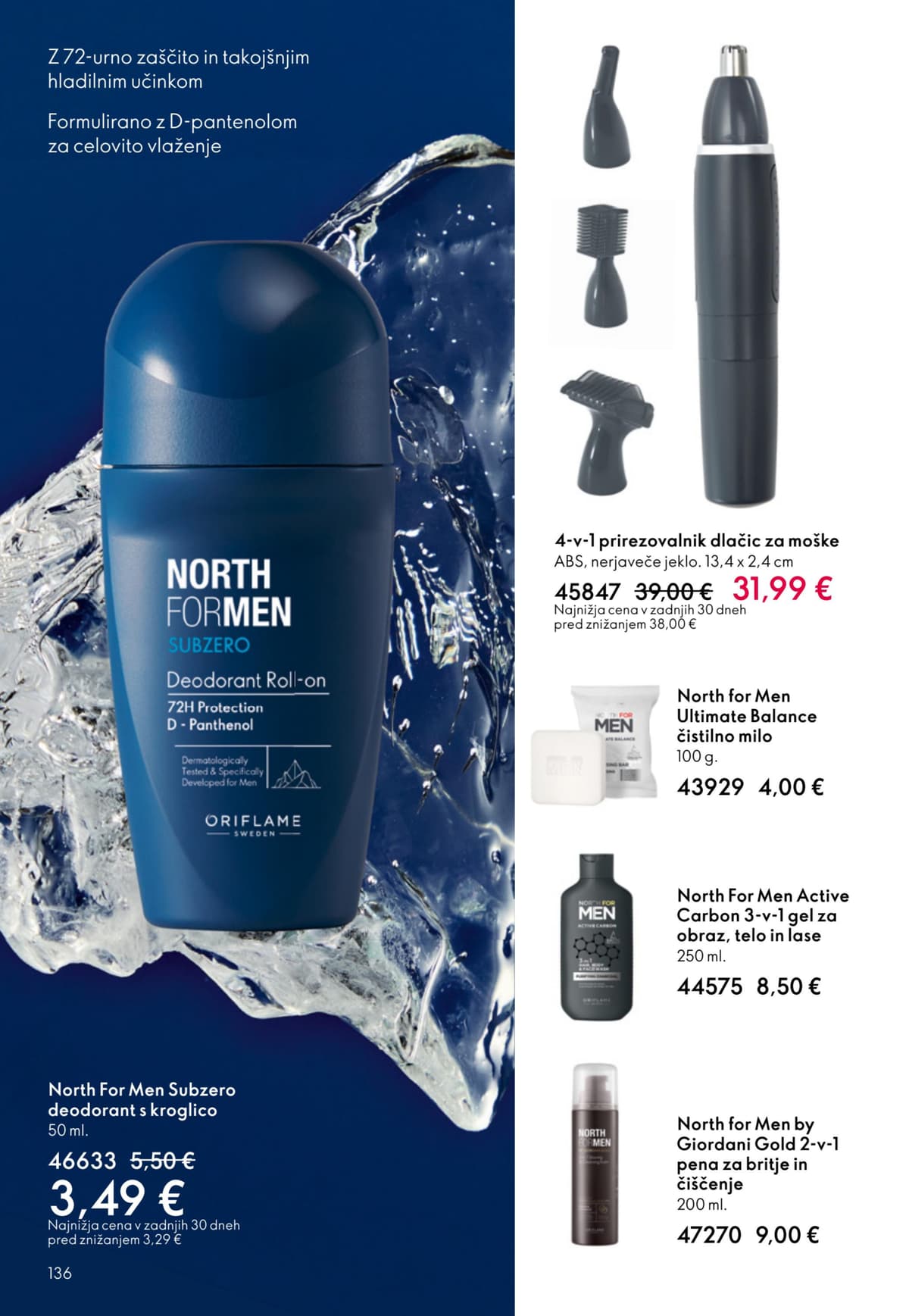 Stran 136. Oriflame kataloga - April 2026 od 25.03.2026.