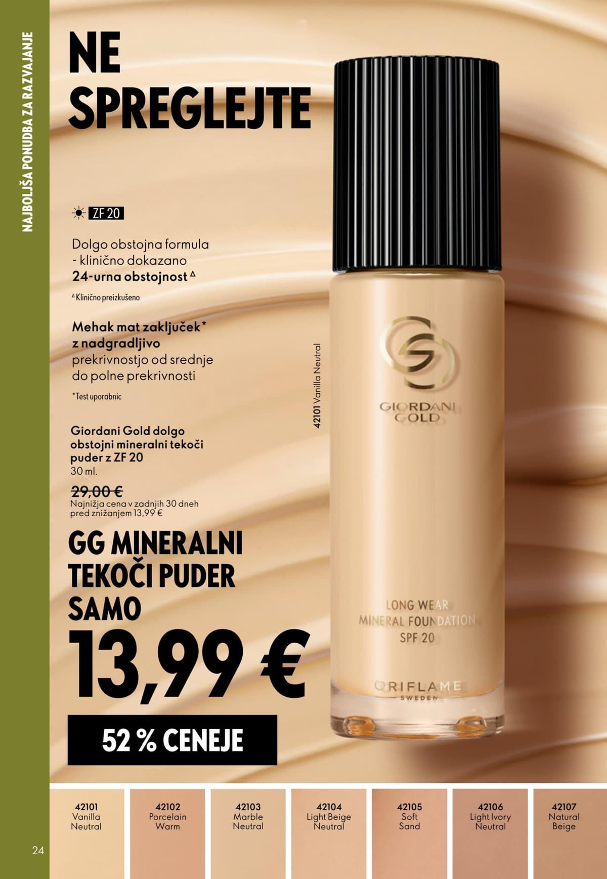 Stran 24. Oriflame kataloga - April 2026 od 25.03.2026.
