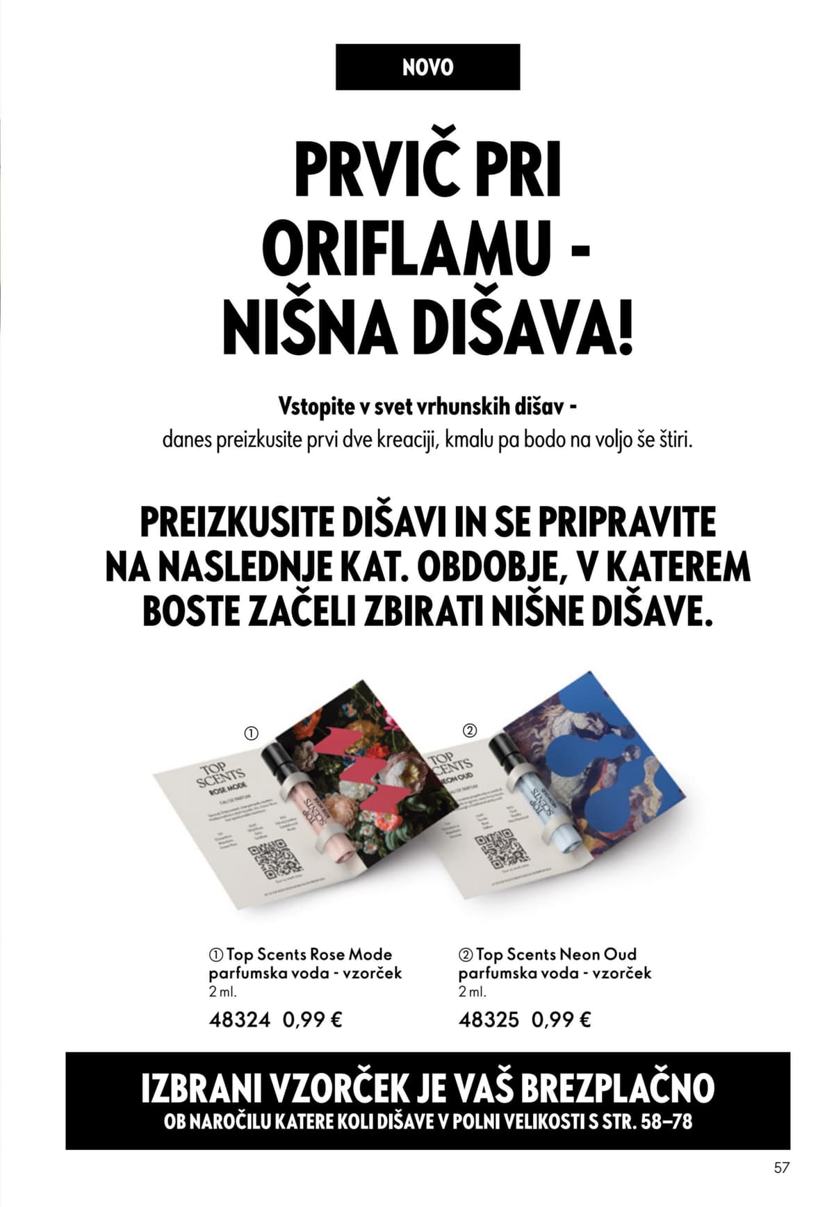 Stran 57. Oriflame kataloga - April 2026 od 25.03.2026.