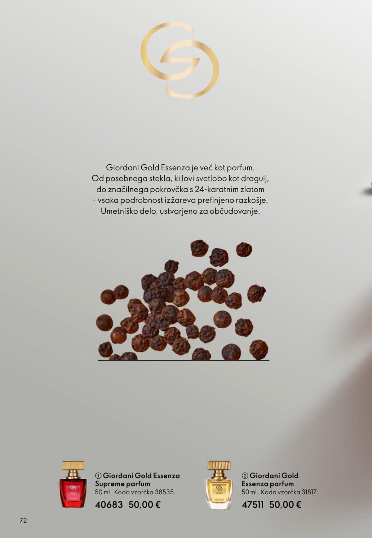 Stran 72. Oriflame kataloga - April 2026 od 25.03.2026.