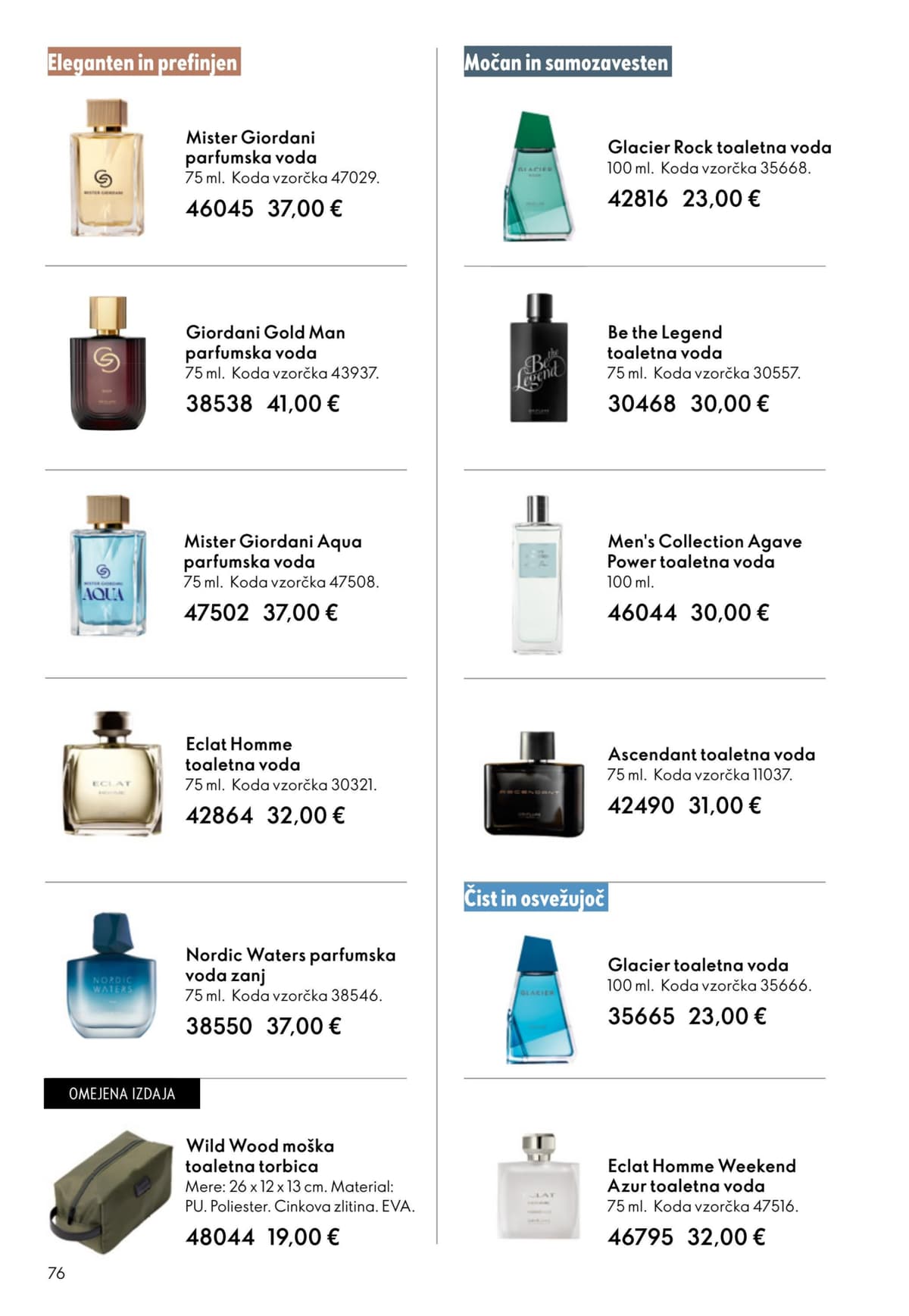 Stran 76. Oriflame kataloga - April 2026 od 25.03.2026.