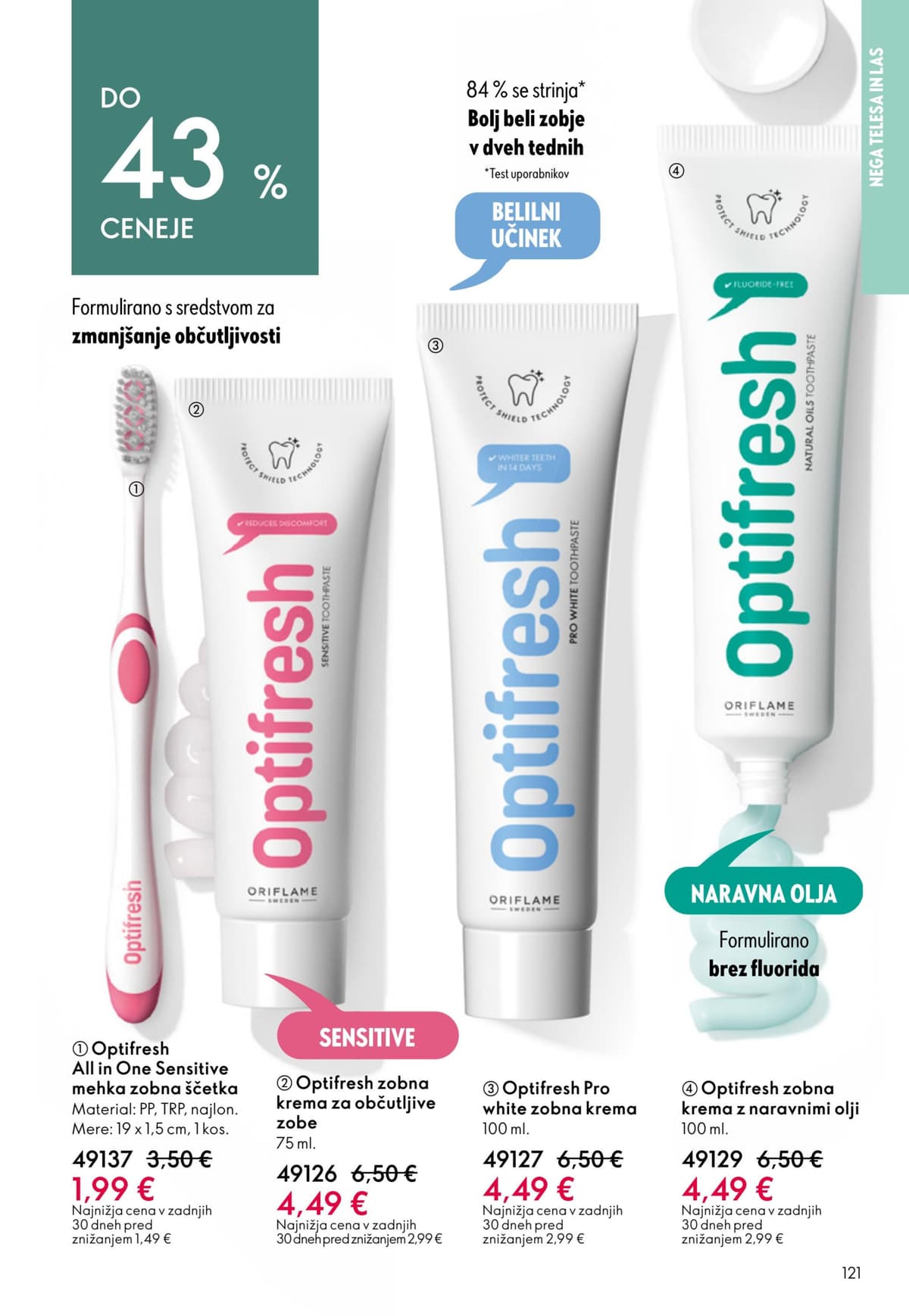 Stran 121. Oriflame kataloga - Akcijska Ponudba od 17.04.2026.
