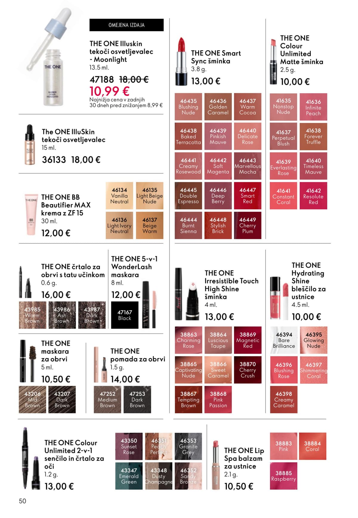 Stran 50. Oriflame kataloga - Akcijska Ponudba od 17.04.2026.