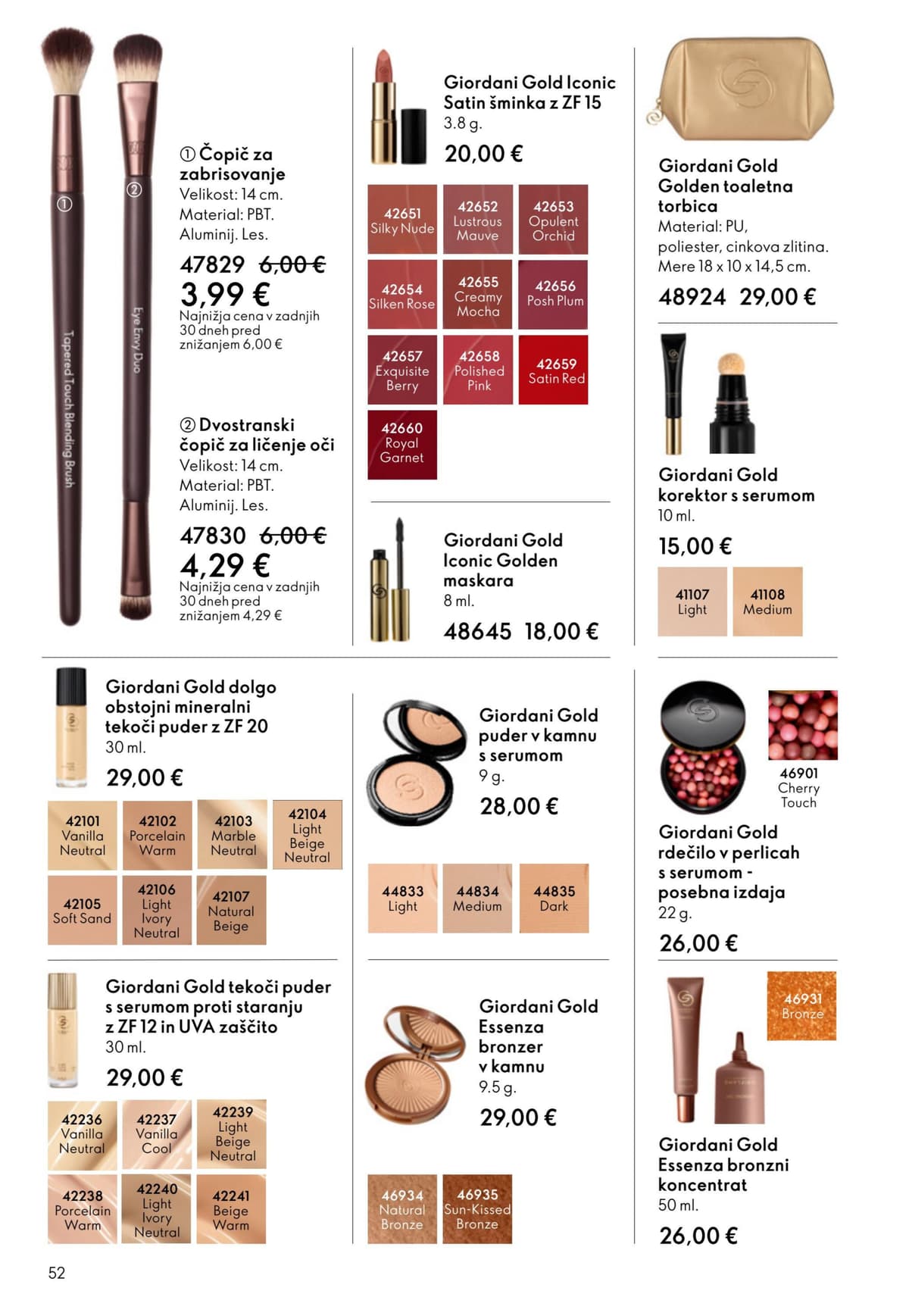 Stran 52. Oriflame kataloga - Akcijska Ponudba od 17.04.2026.