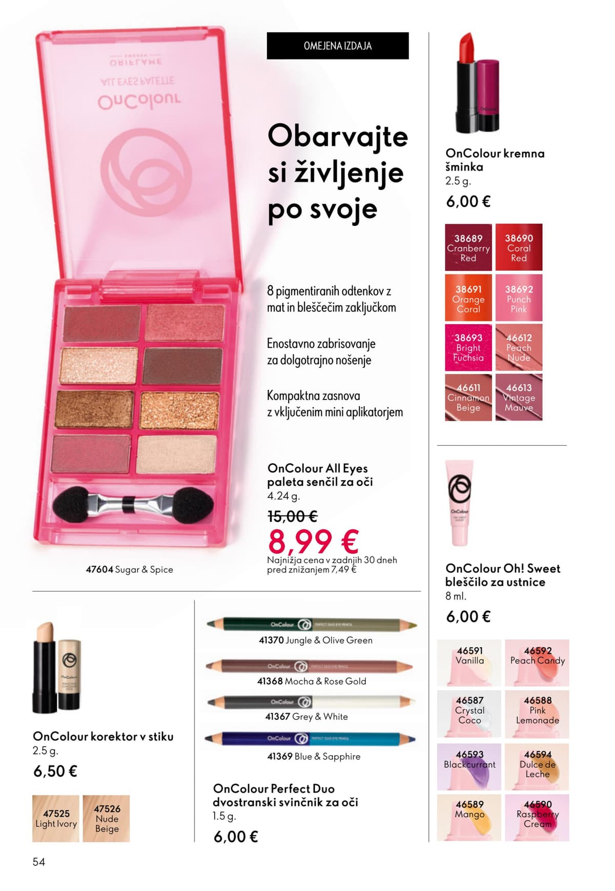 Stran 54. Oriflame kataloga - Akcijska Ponudba od 17.04.2026.