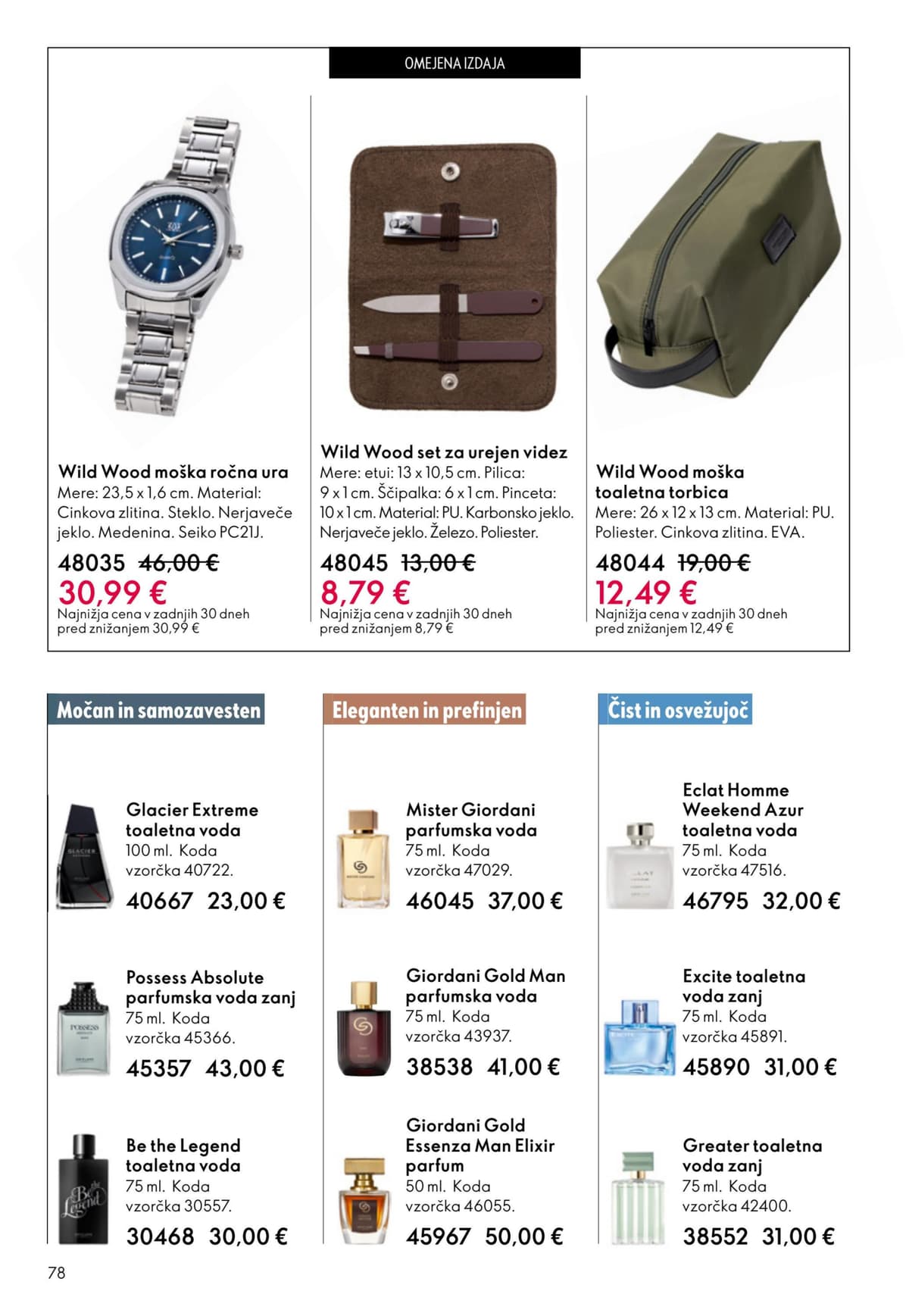 Stran 78. Oriflame kataloga - Akcijska Ponudba
