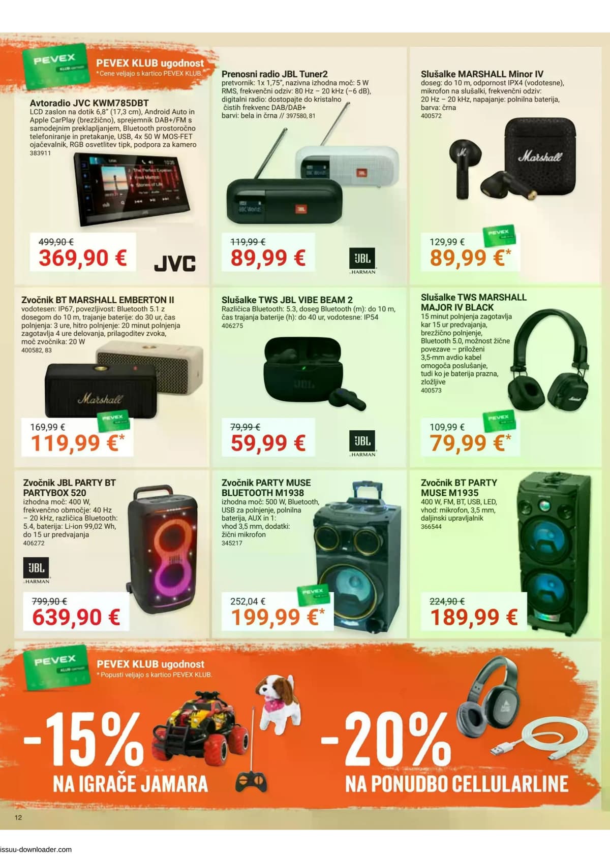 Stran 12. Pevex kataloga - Akcijska ponudba od 03.03.2026.