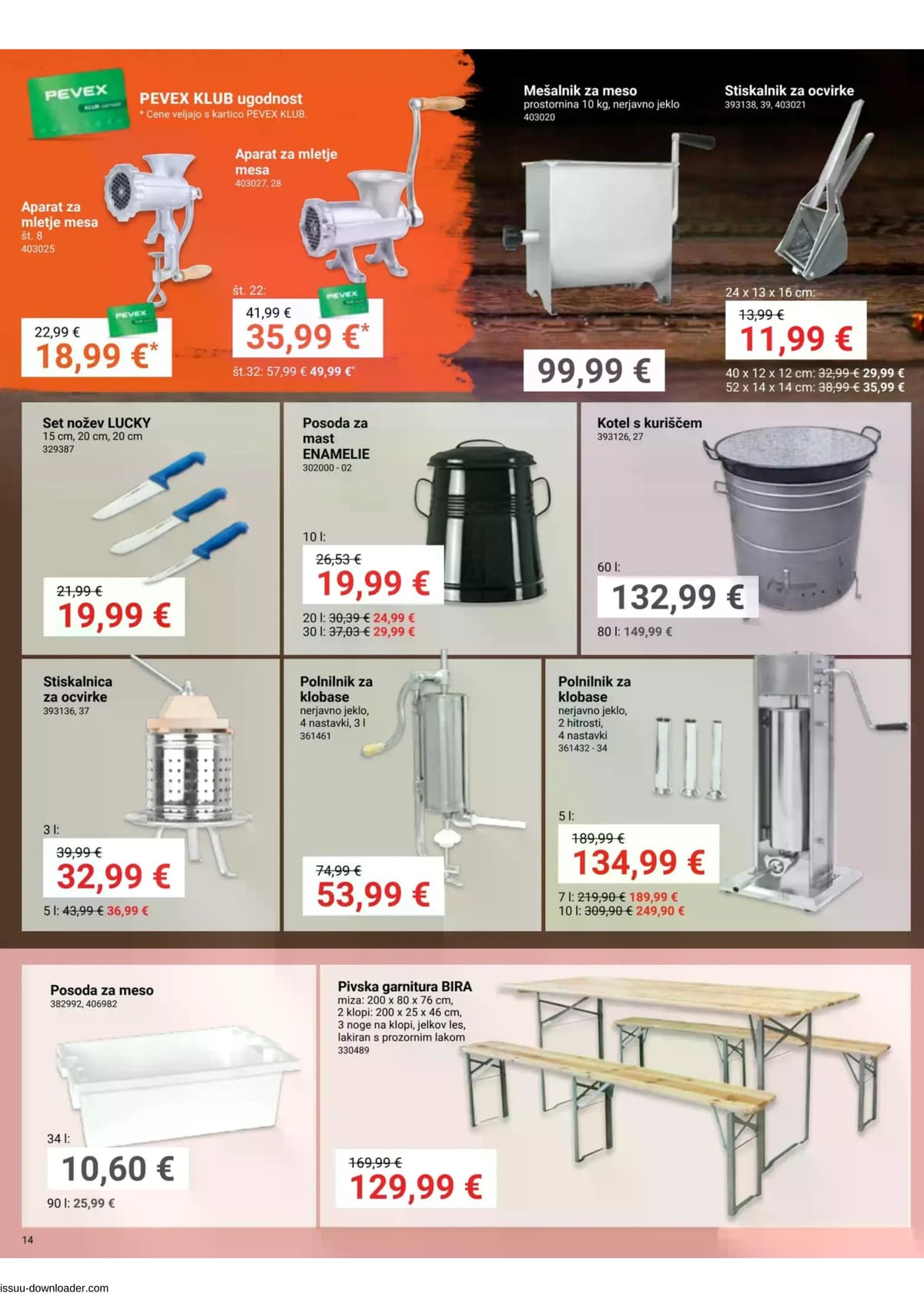 Stran 14. Pevex kataloga - Akcijska ponudba od 03.03.2026.