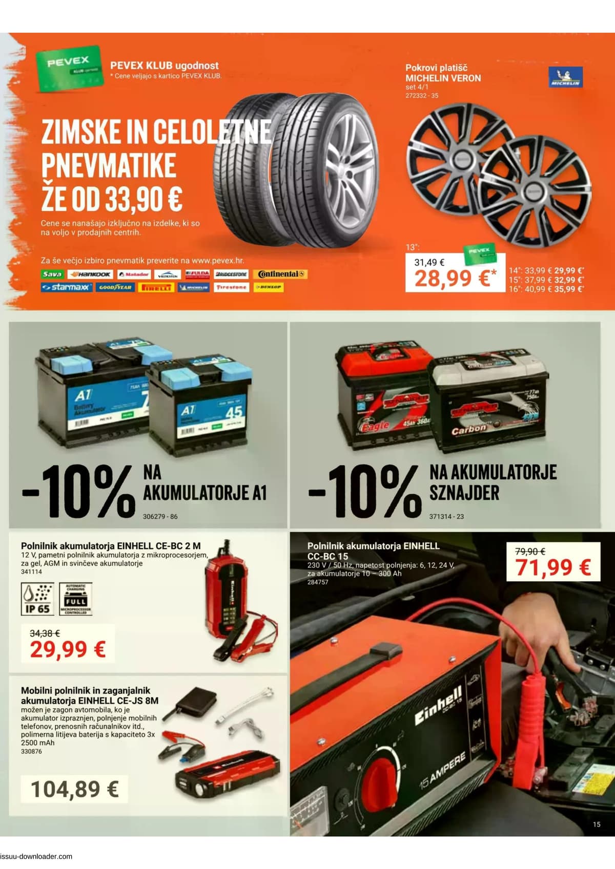 Stran 15. Pevex kataloga - Akcijska ponudba od 03.03.2026.