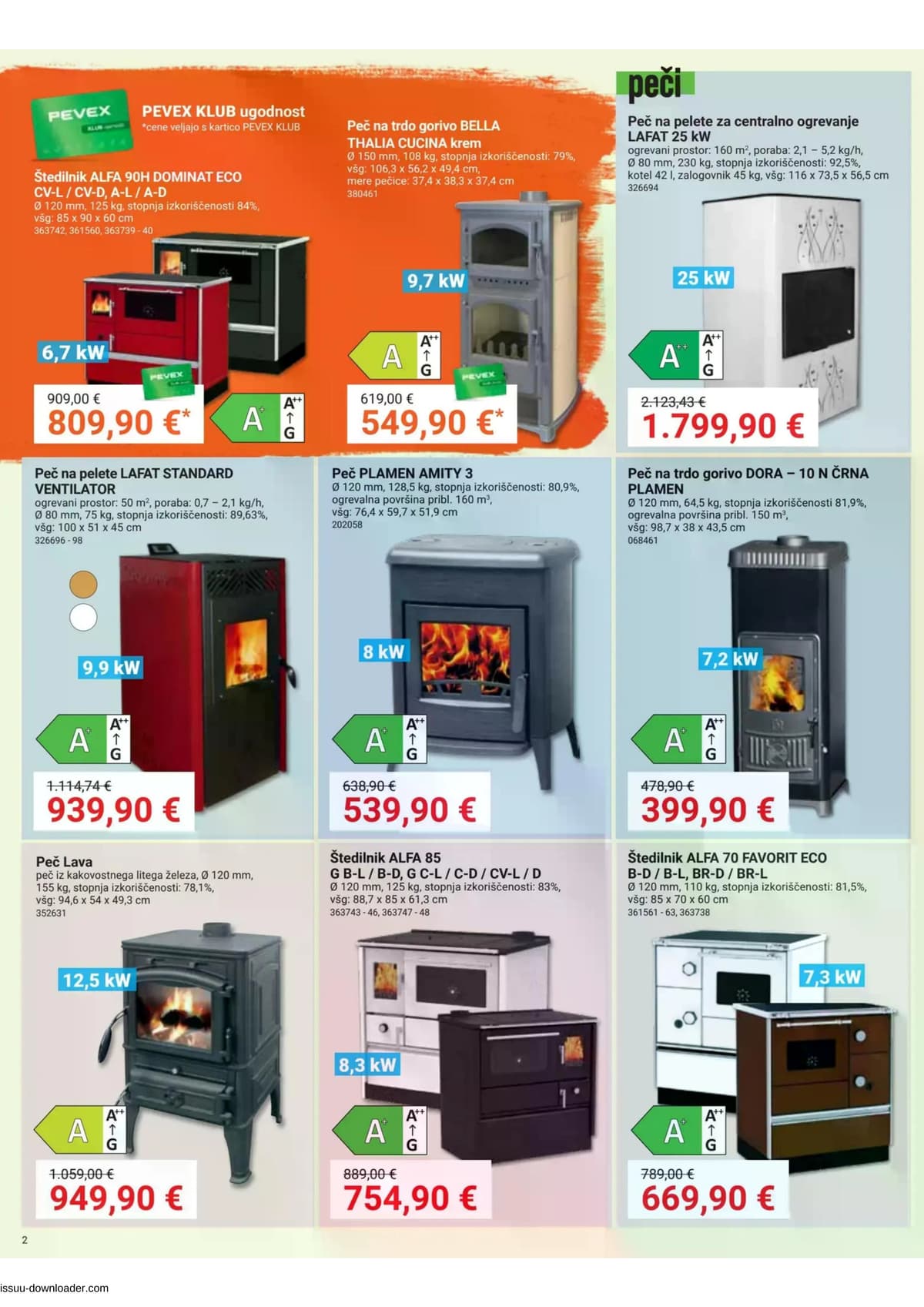 Stran 2. Pevex kataloga - Akcijska ponudba od 03.03.2026.