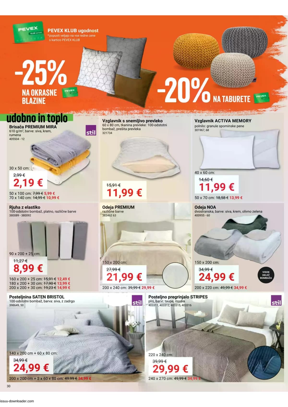 Stran 30. Pevex kataloga - Akcijska ponudba od 03.03.2026.