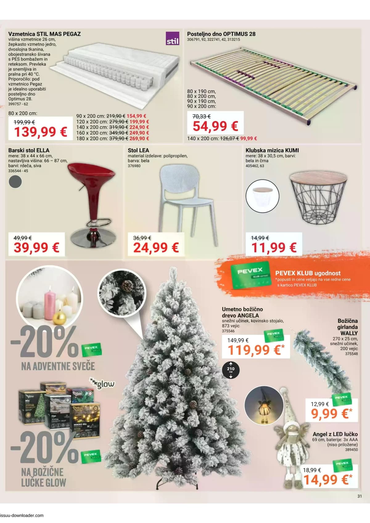 Stran 31. Pevex kataloga - Akcijska ponudba od 03.03.2026.
