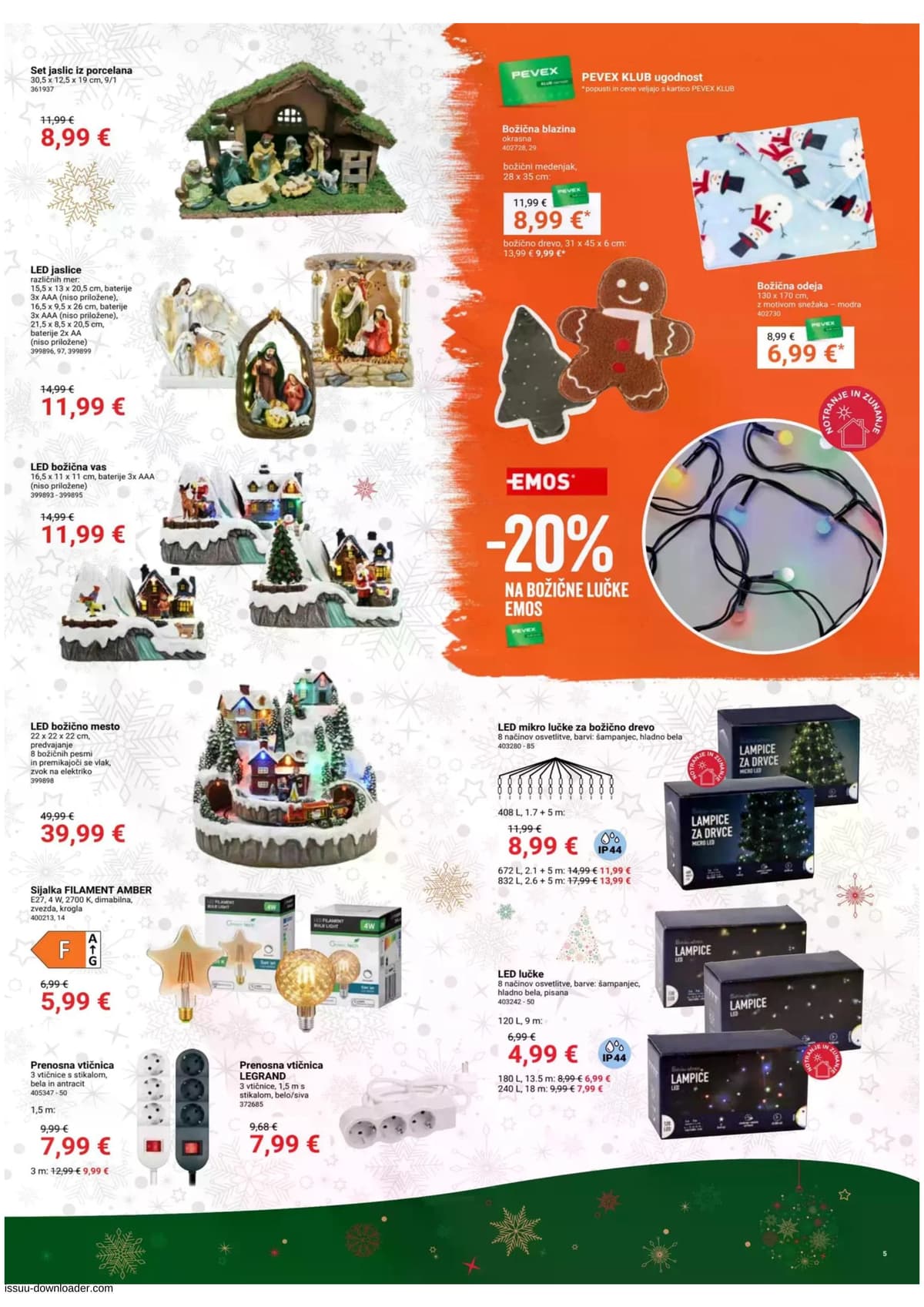 Stran 5. Pevex kataloga - Božič od 25.02.2026.