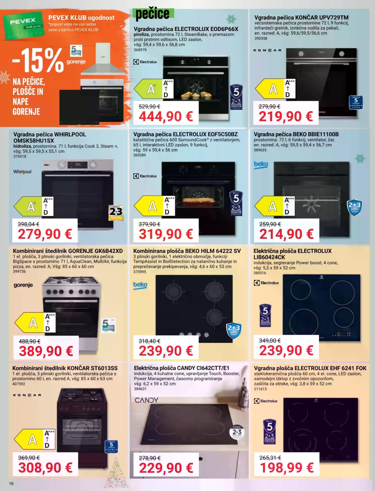 Stran 16. Pevex kataloga - December od 03.03.2026.