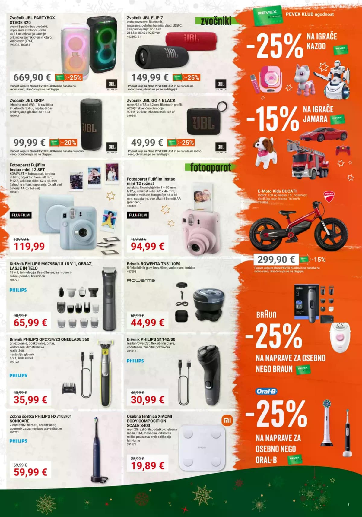 Stran 3. Pevex kataloga - Darila 2025 od 23.02.2026.