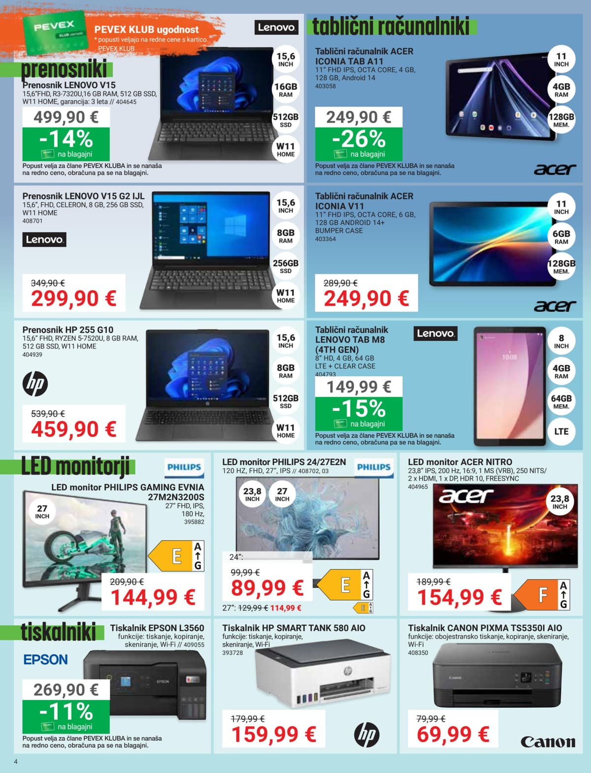 Stran 4. Pevex kataloga - Januar 2026 od 24.02.2026.