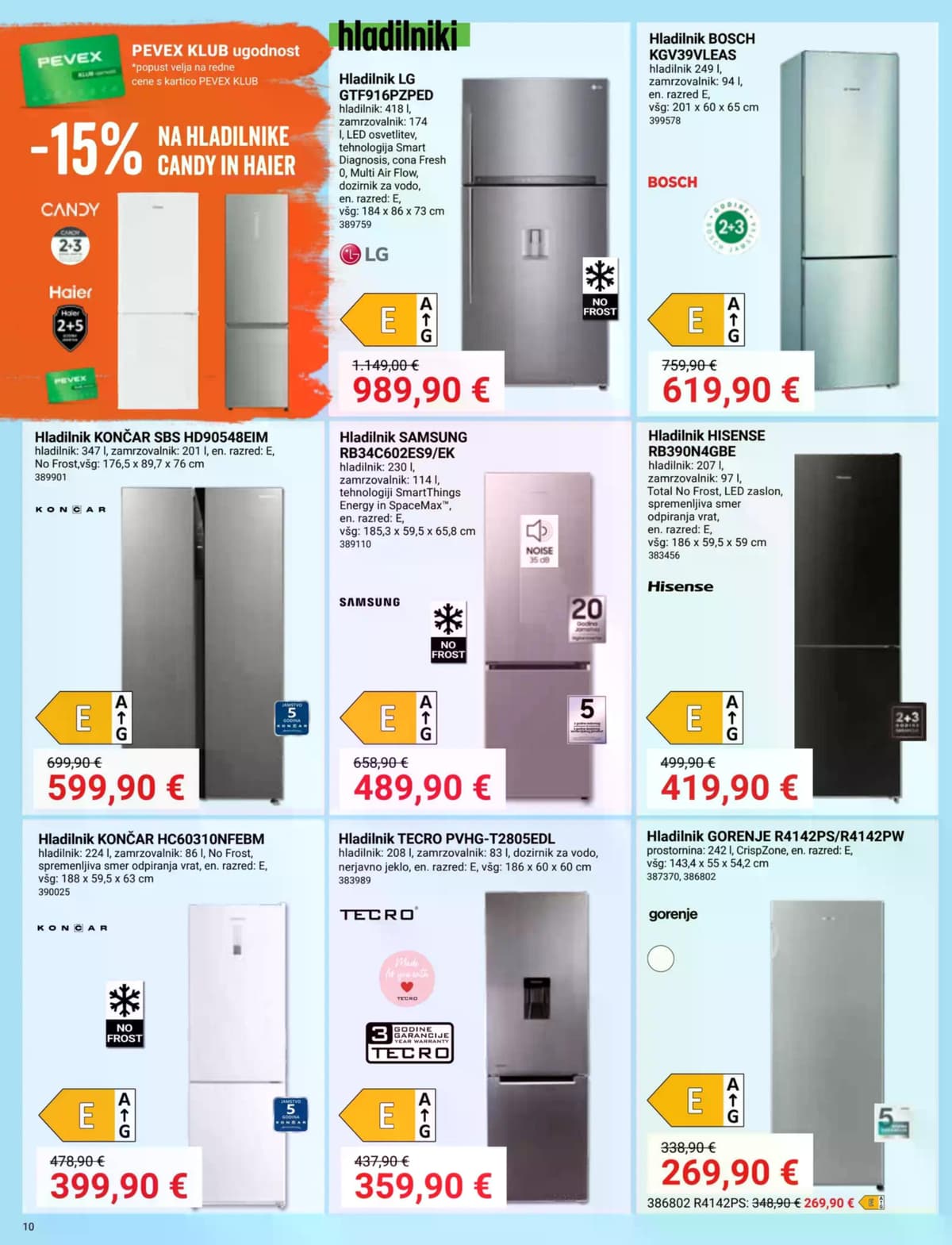 Stran 10. Pevex kataloga - Marec 2026 od 10.03.2026.