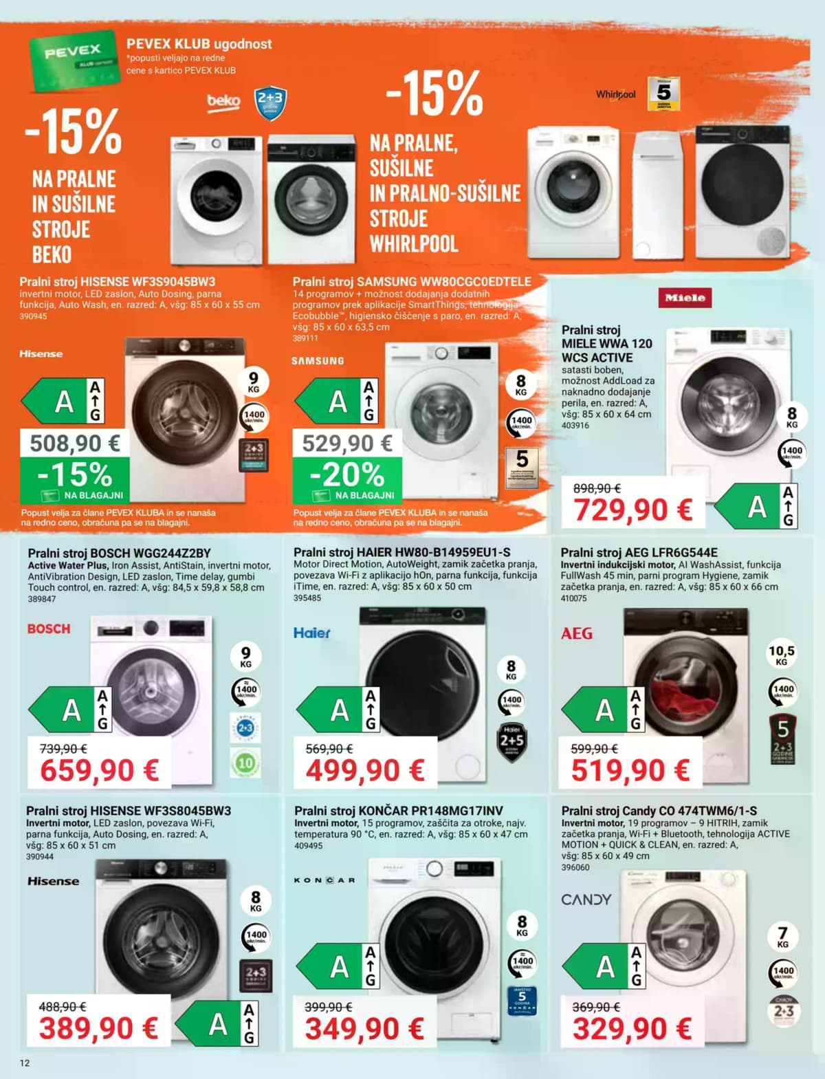 Stran 12. Pevex kataloga - Marec 2026 od 10.03.2026.