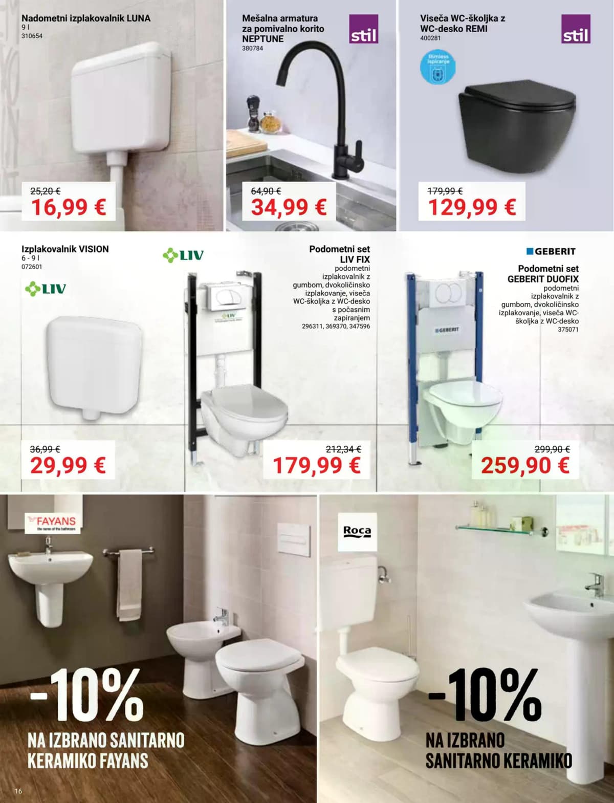 Stran 16. Pevex kataloga - Marec 2026 od 10.03.2026.