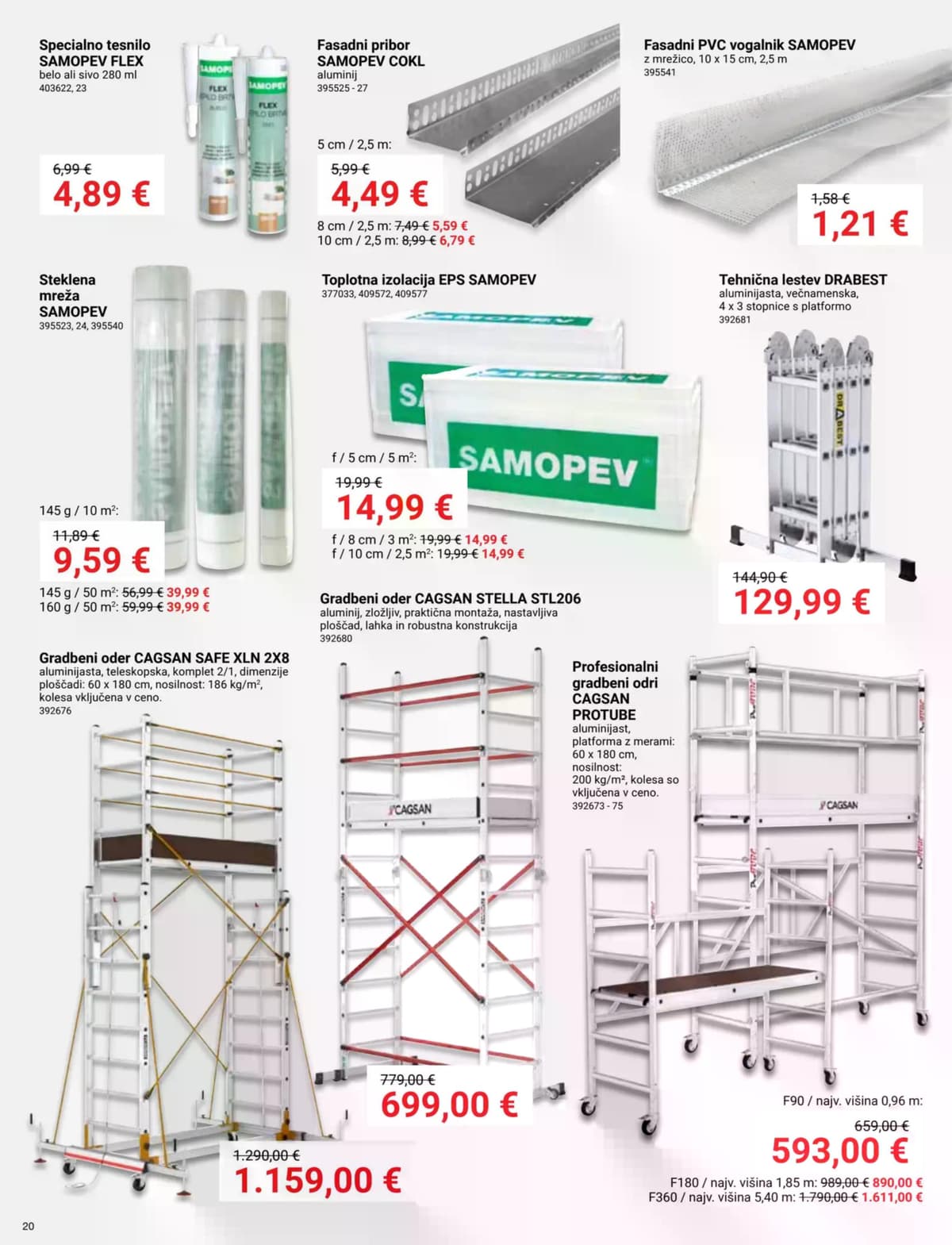 Stran 20. Pevex kataloga - Marec 2026 od 10.03.2026.