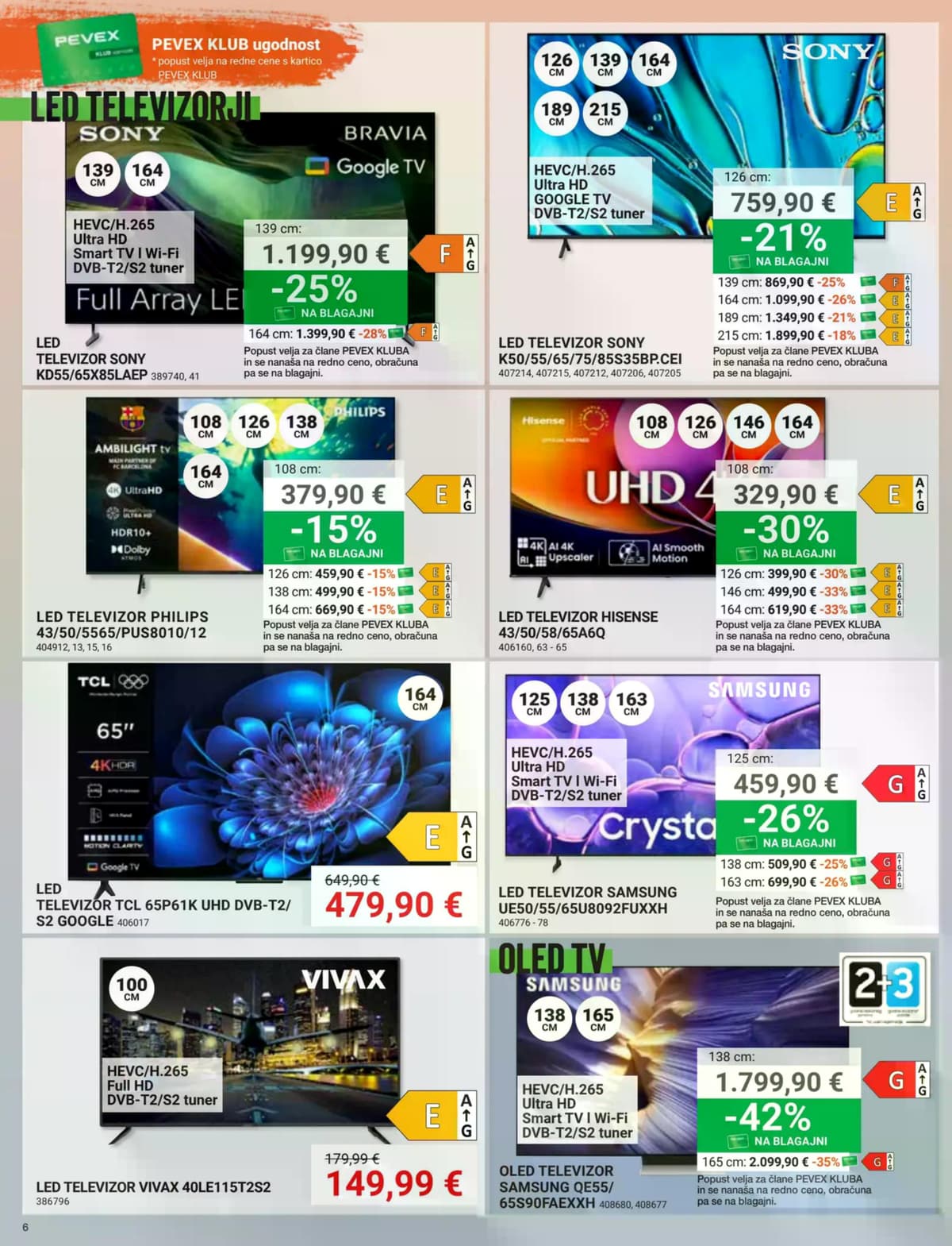 Stran 6. Pevex kataloga - Marec 2026 od 10.03.2026.