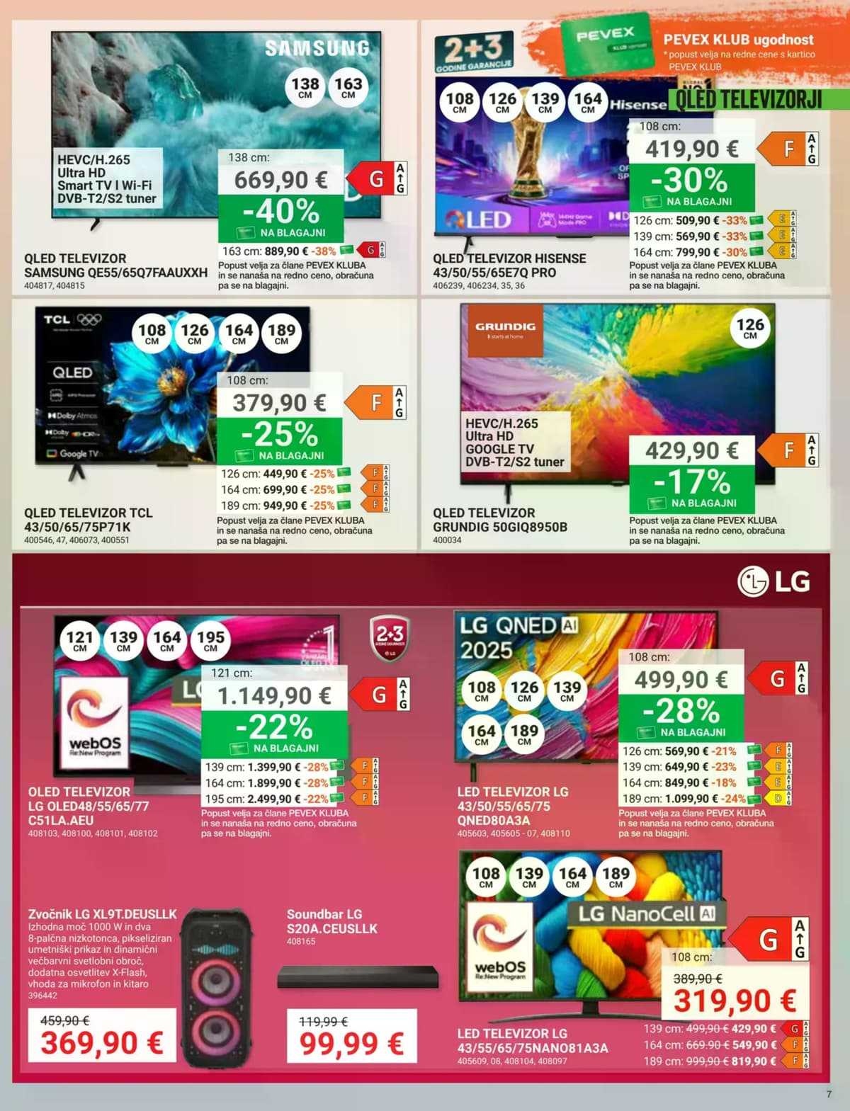 Stran 7. Pevex kataloga - Marec 2026