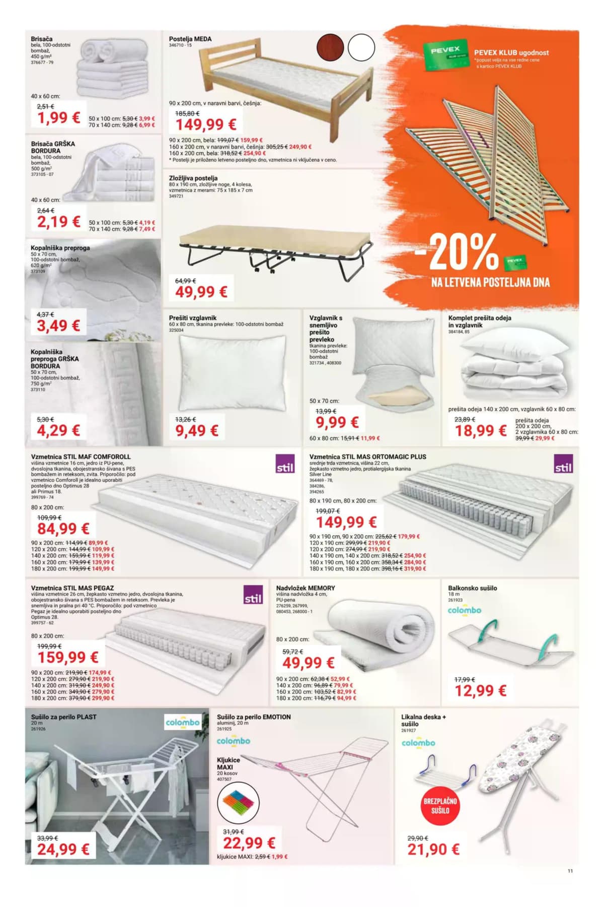 Stran 11. Pevex kataloga - Opremanje Marec 2026 od 11.03.2026.