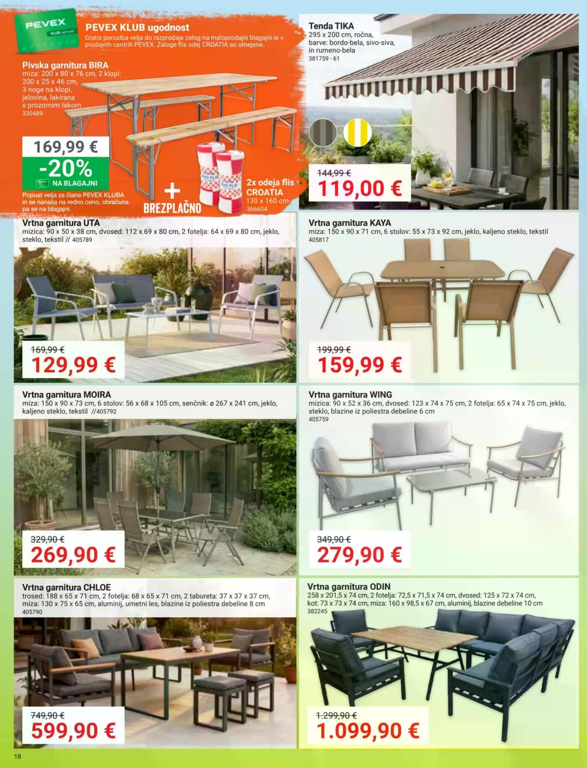 Stran 18. Pevex kataloga - April 2026 od 03.04.2026.